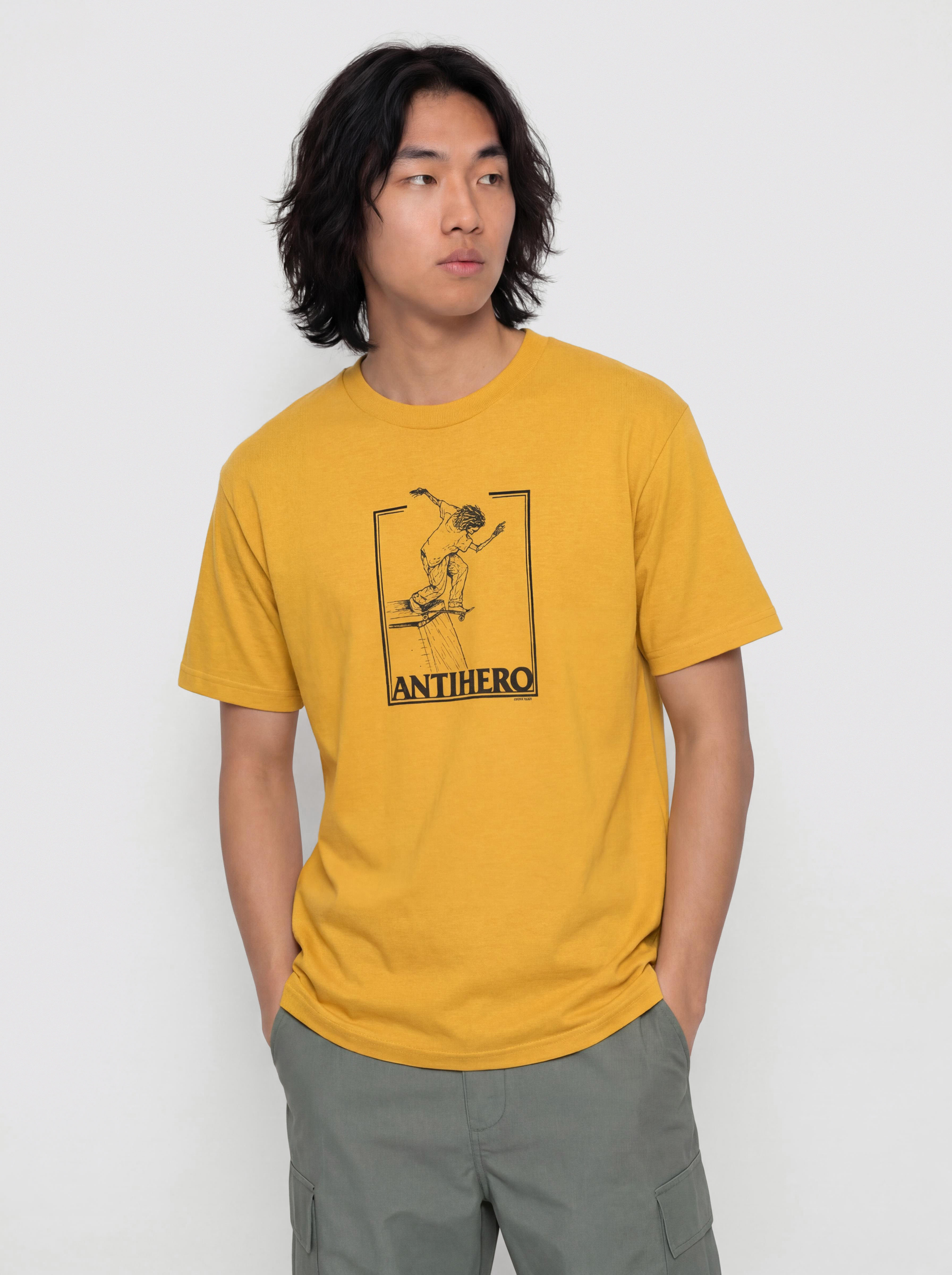 T-shirt Antihero Doobie Lance (heather mustard)