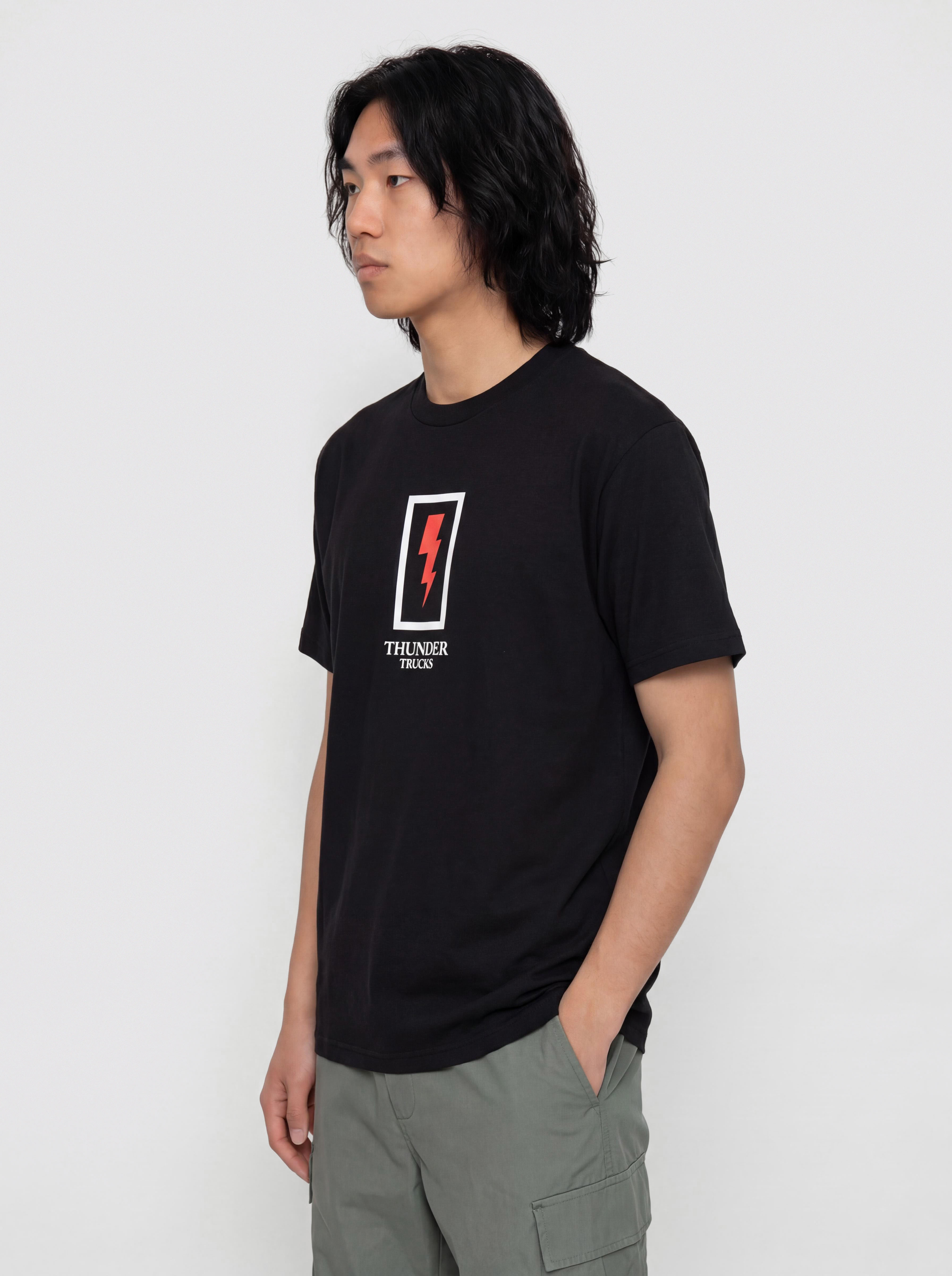 T-shirt Thunder Boxed Bolt (black w/red white&black print)