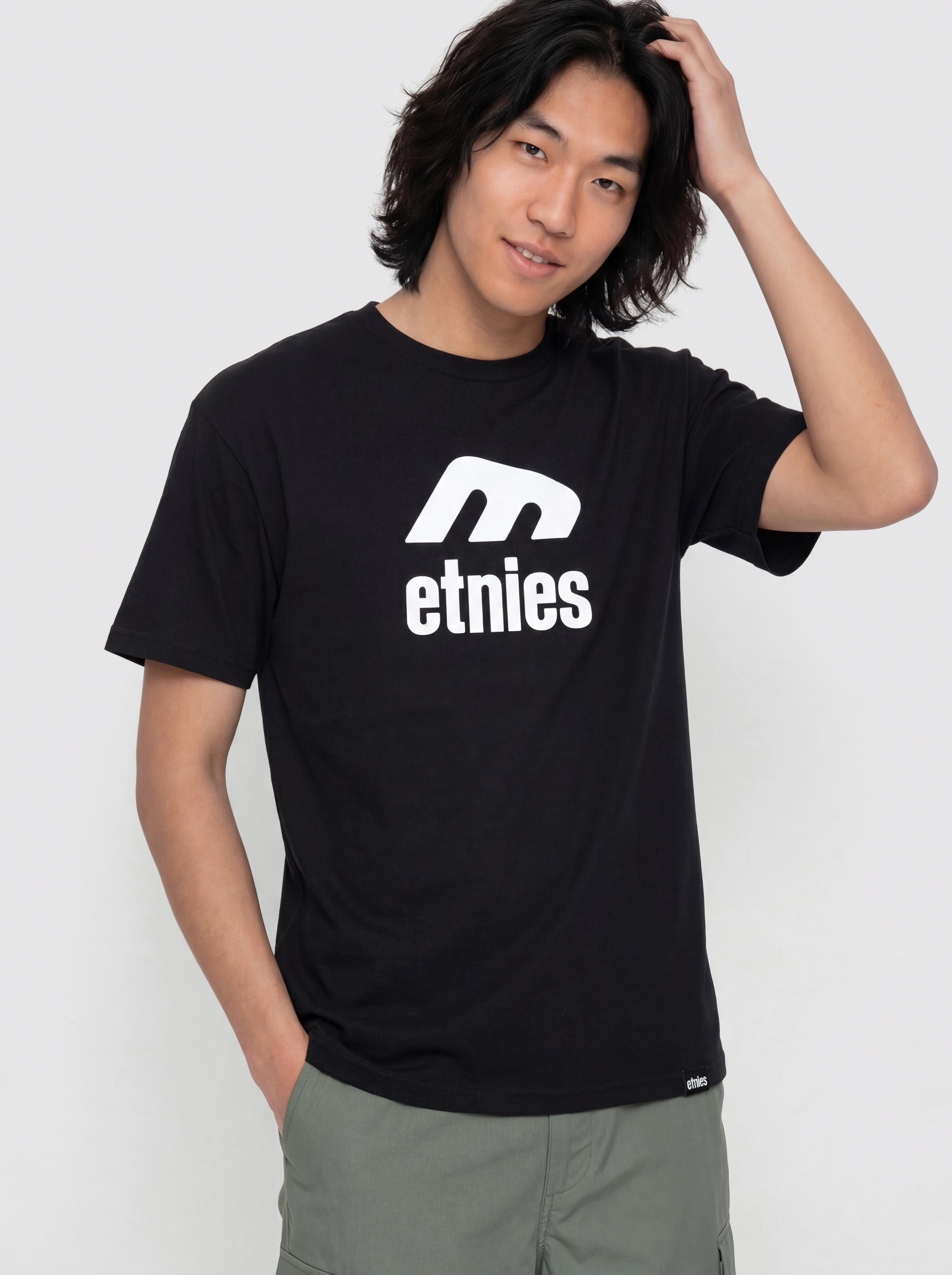 T-shirt Etnies Icon E (black/white)