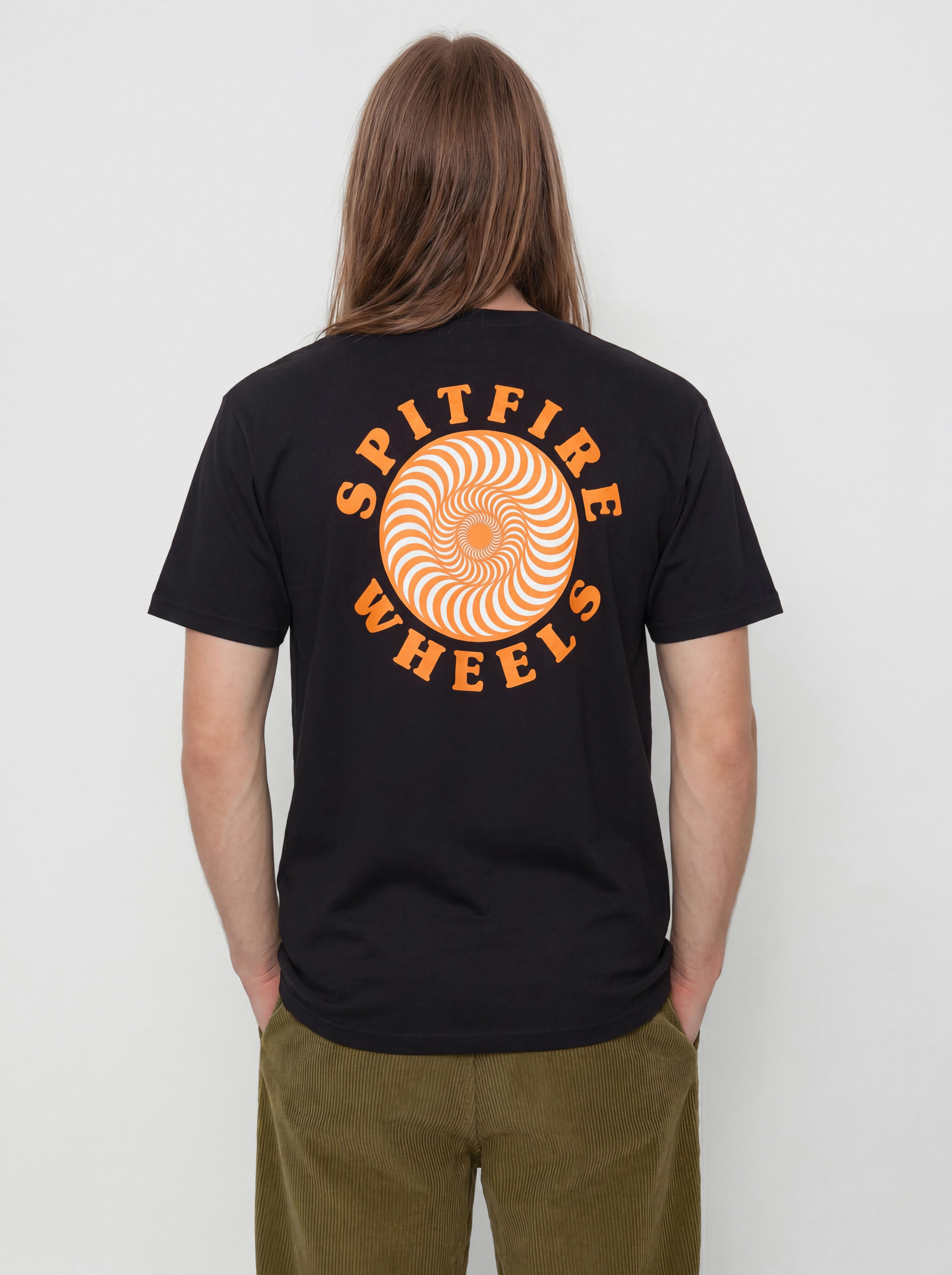 T-shirt Spitfire Og Classic Fill (black/orange/white)