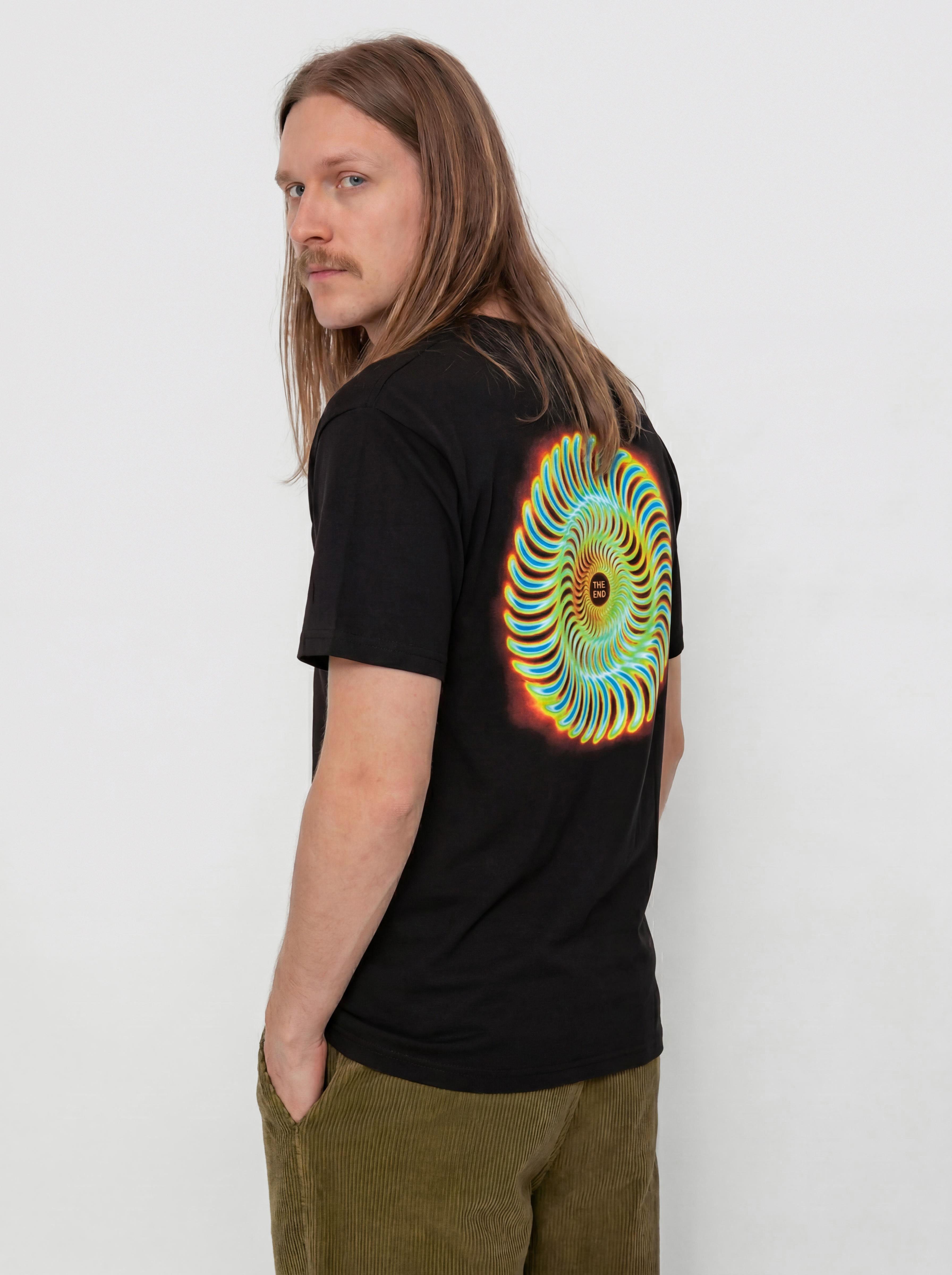 T-shirt Spitfire Radioactive Classic Swirl (black)