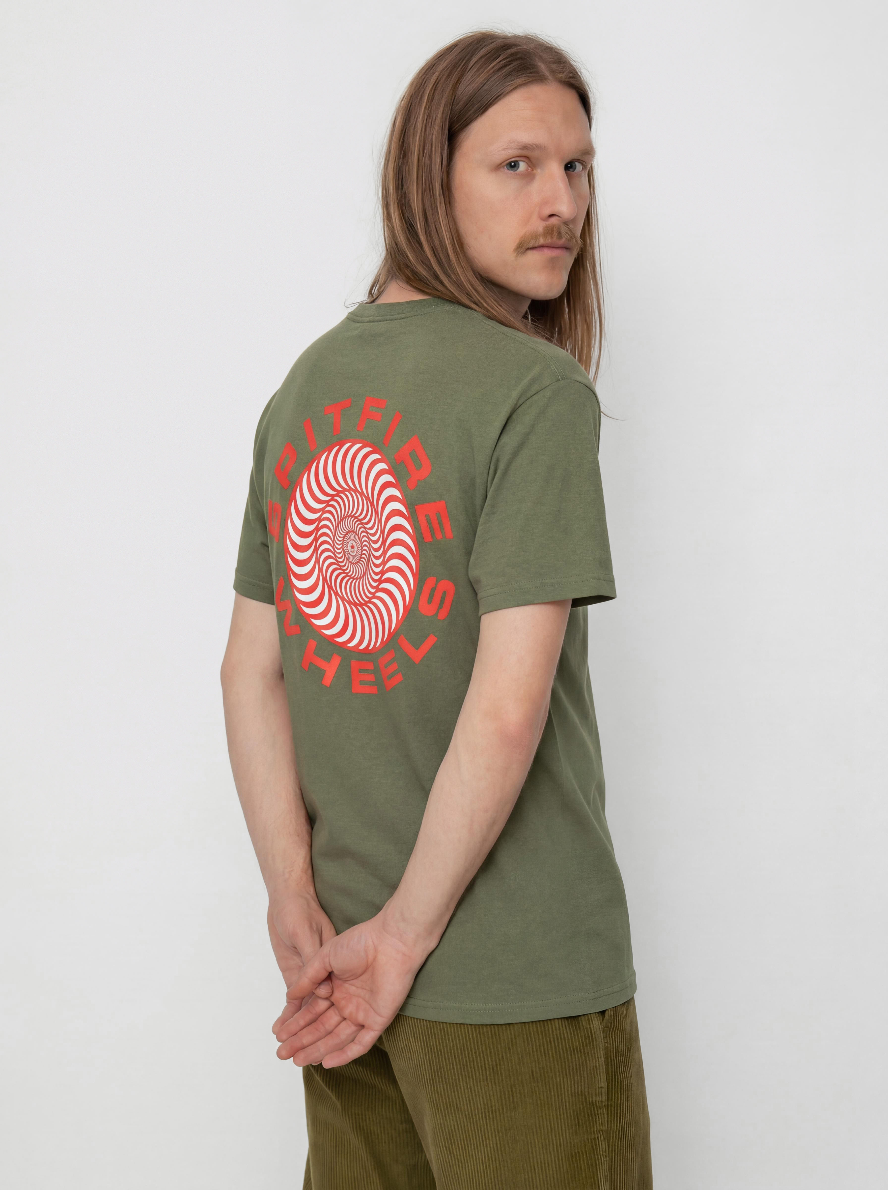 T-shirt Spitfire Cls 87 Swrl Fl (military green)