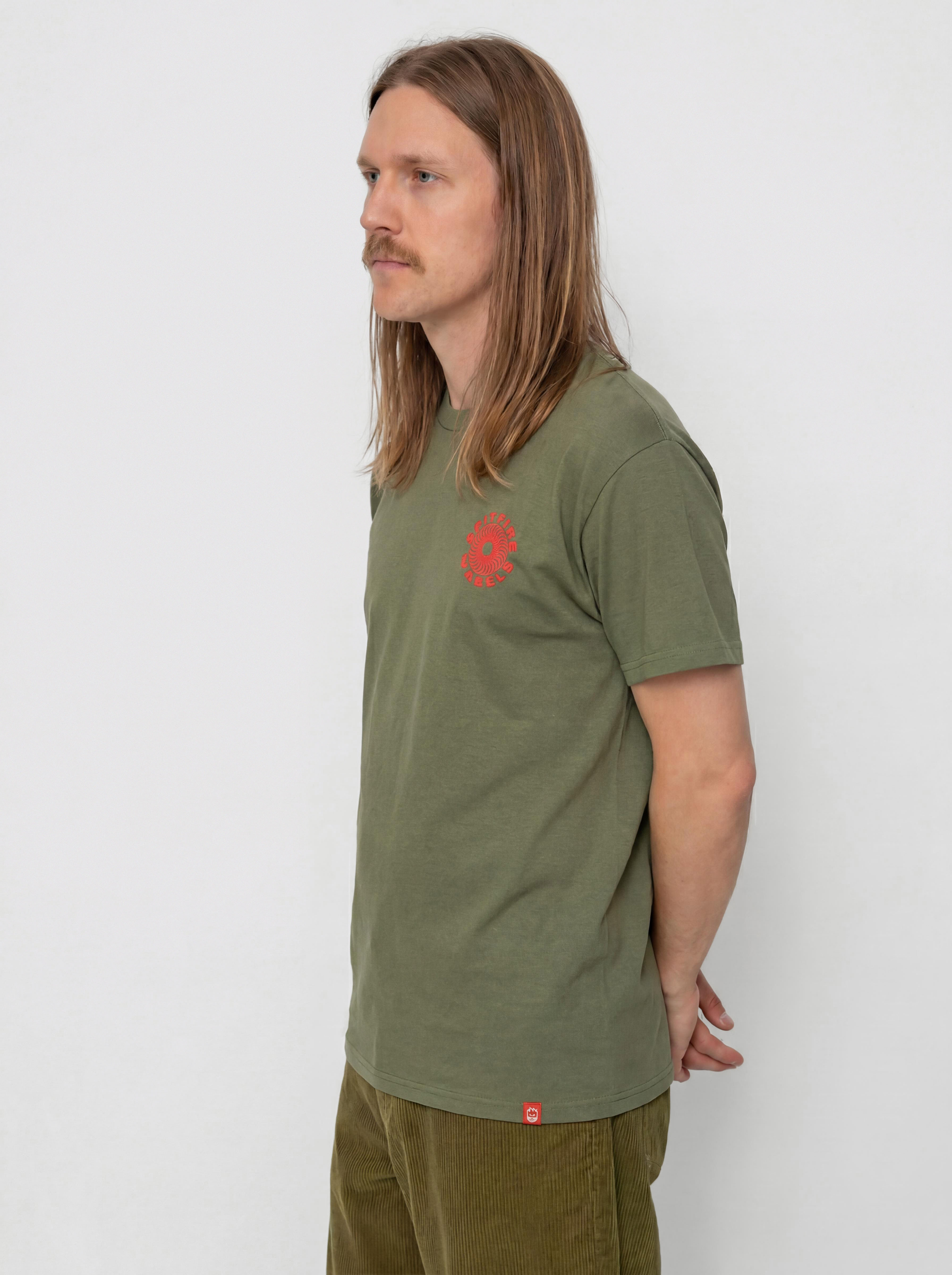 T-shirt Spitfire Cls 87 Swrl Fl (military green)