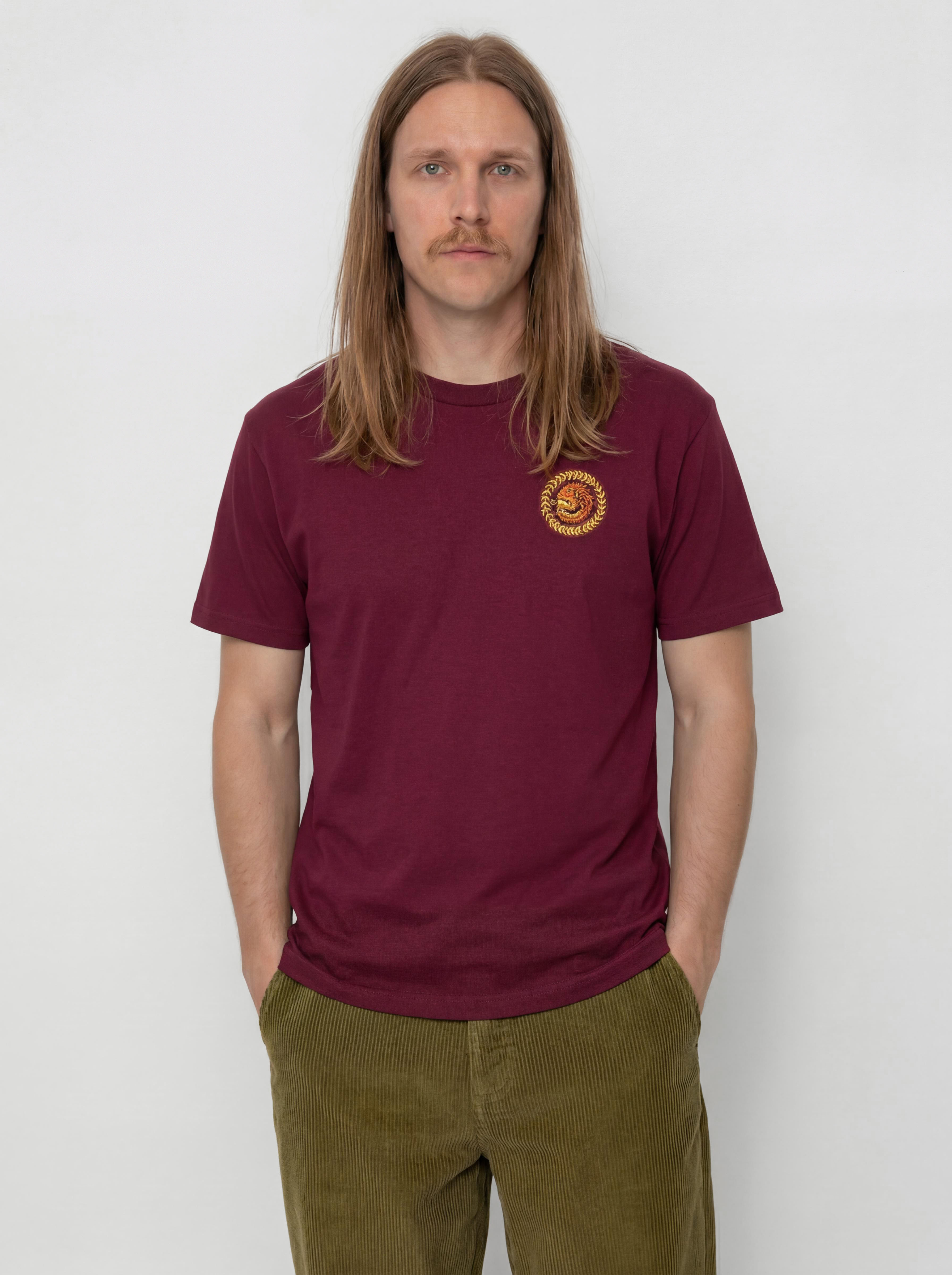 T-shirt Spitfire Flying Grimple (burgundy)
