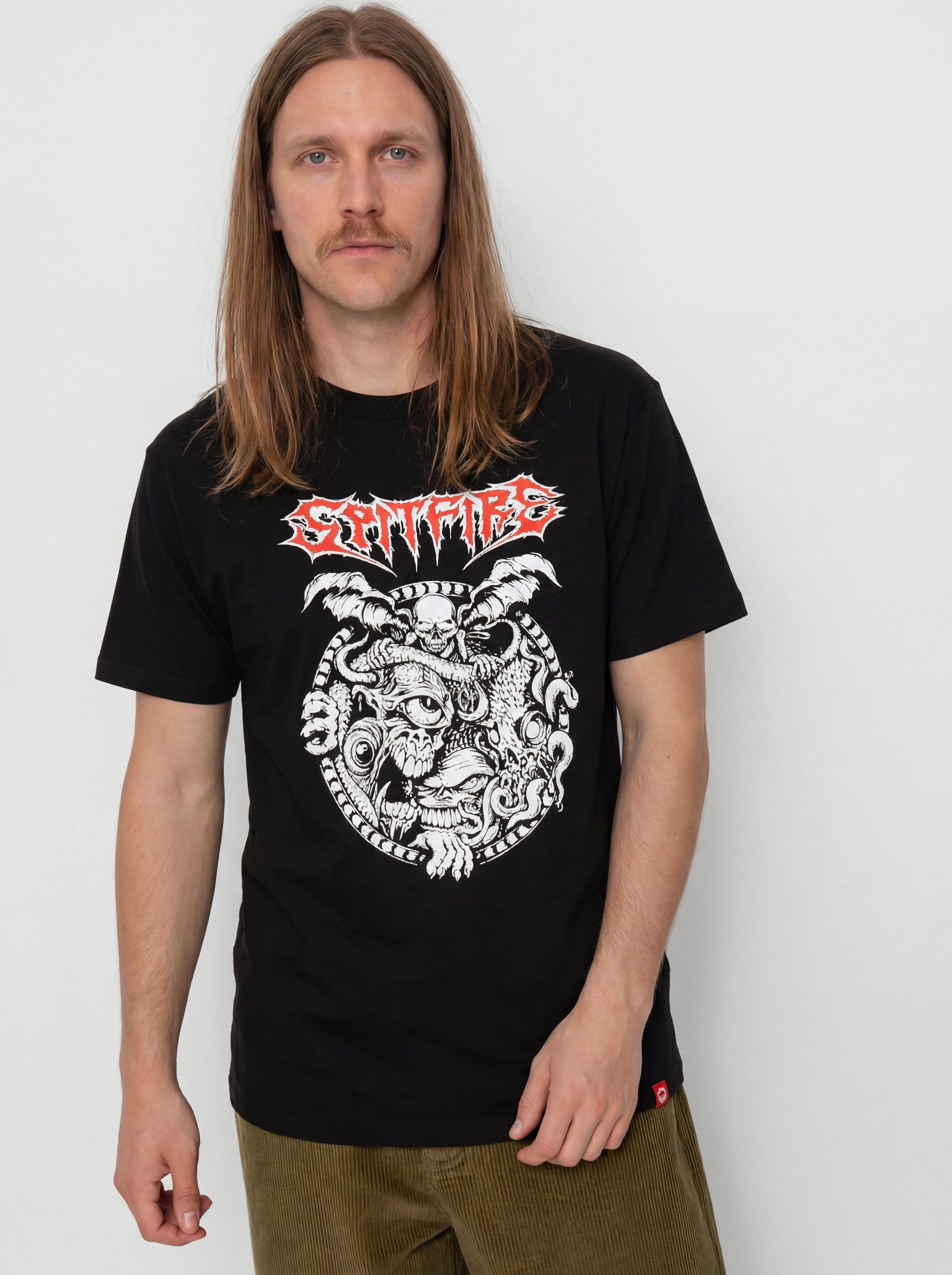 T-shirt Spitfire Demon Gate (black w/red&white print)