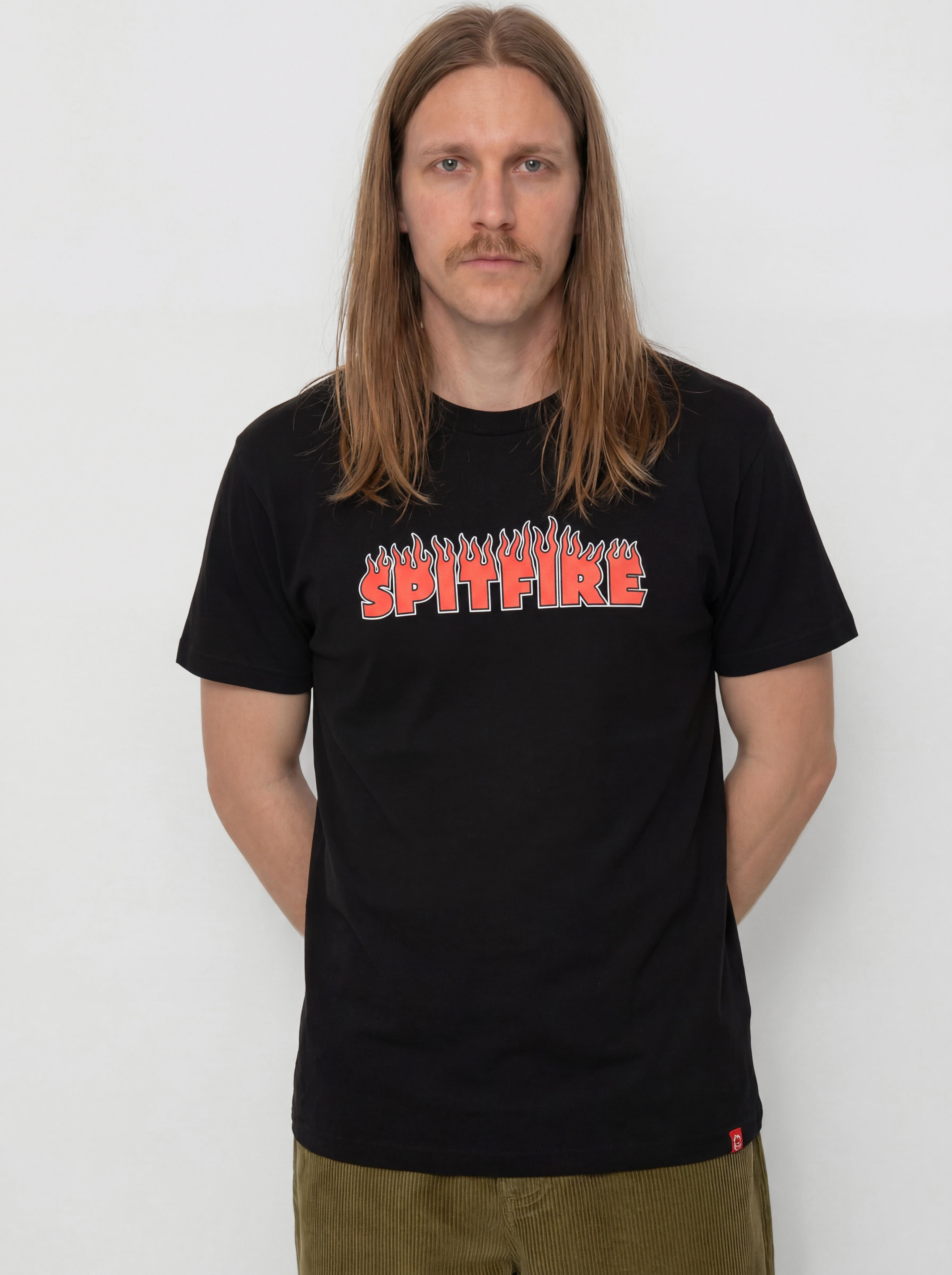 T-shirt Spitfire Demonseed Script (black/red black & white print)
