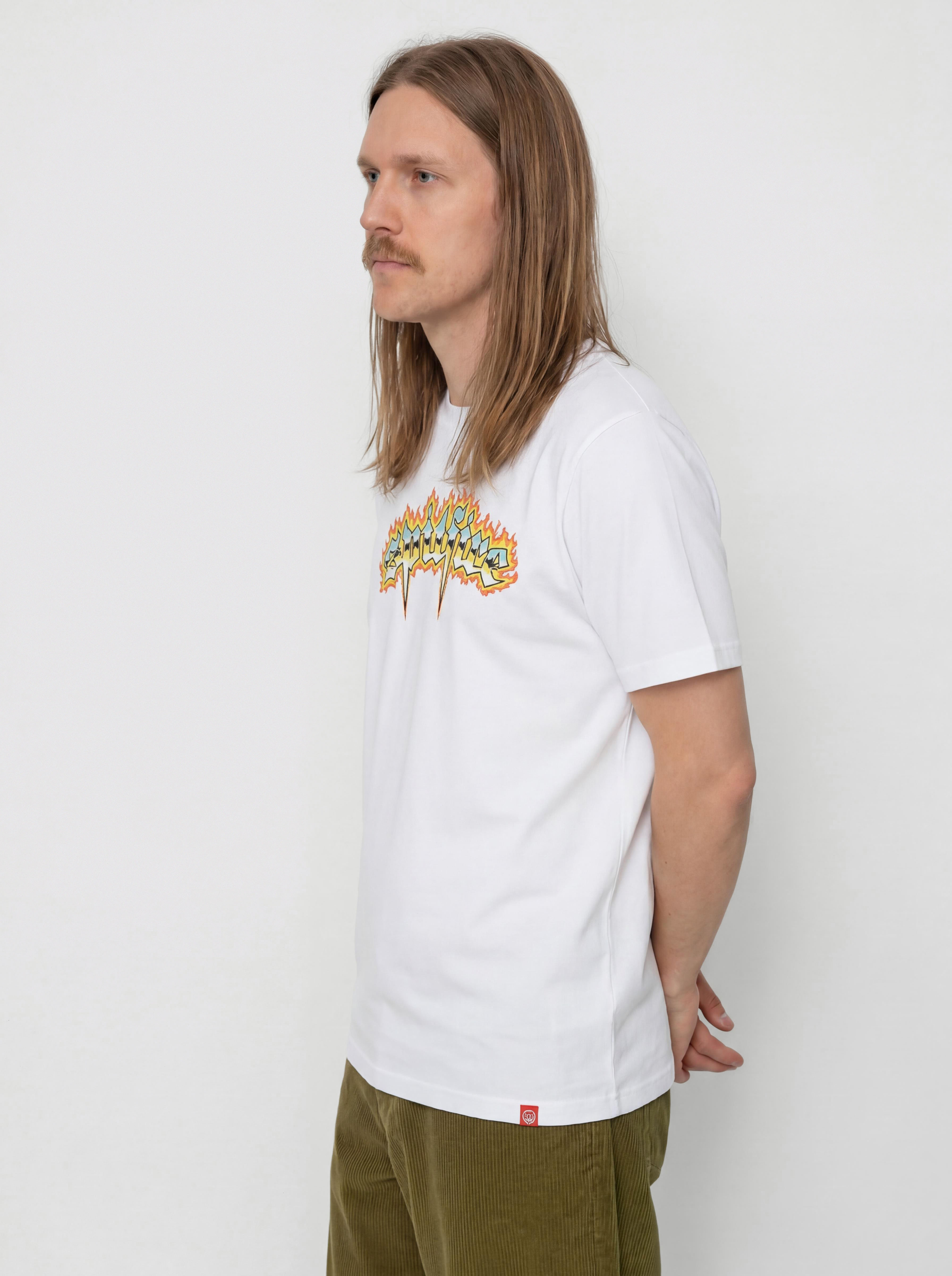 T-shirt Spitfire Chrome Venom (white w/multi color prints)
