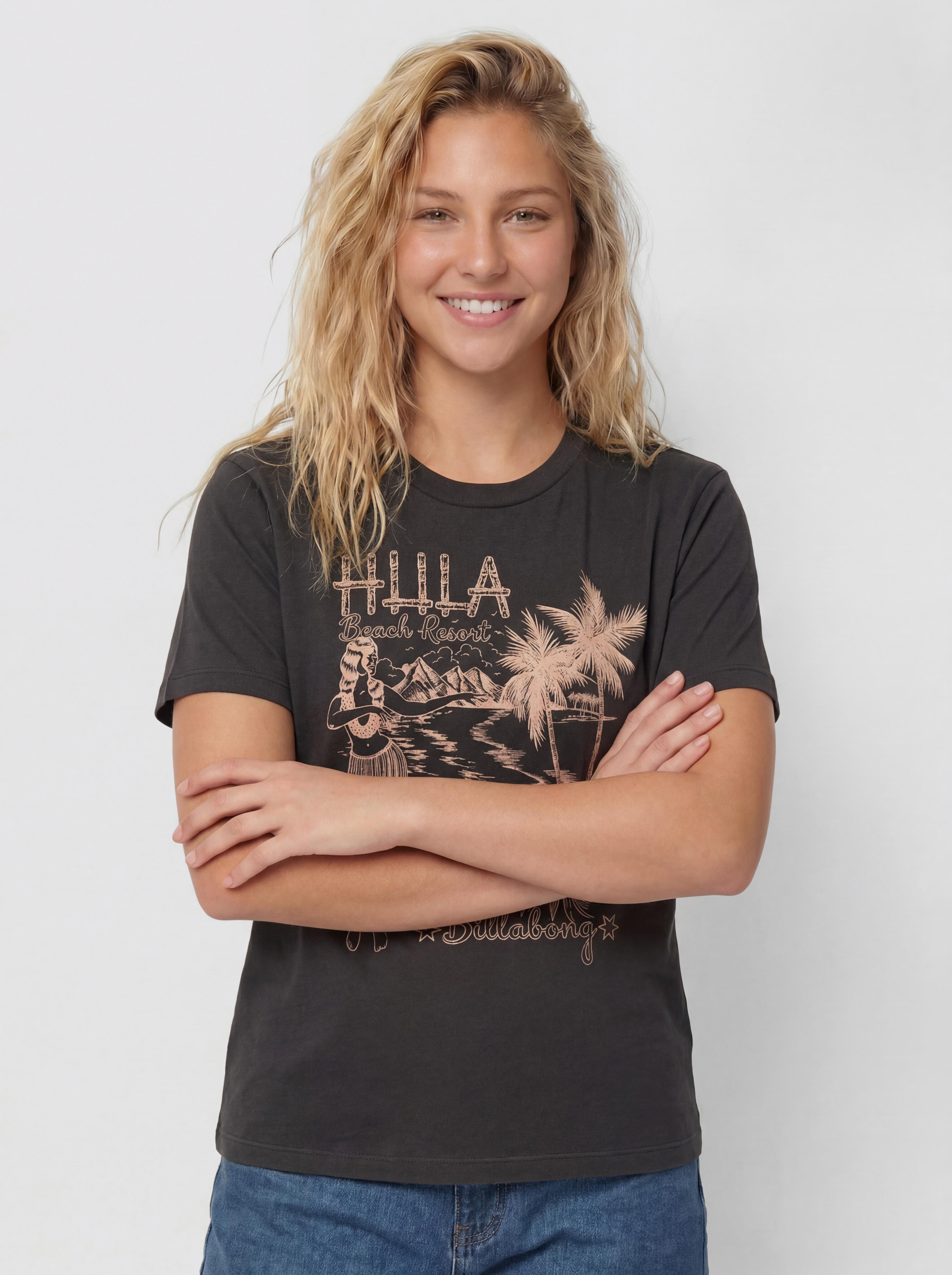 T-shirt Billabong Vacay Wonder Wmn (off black)