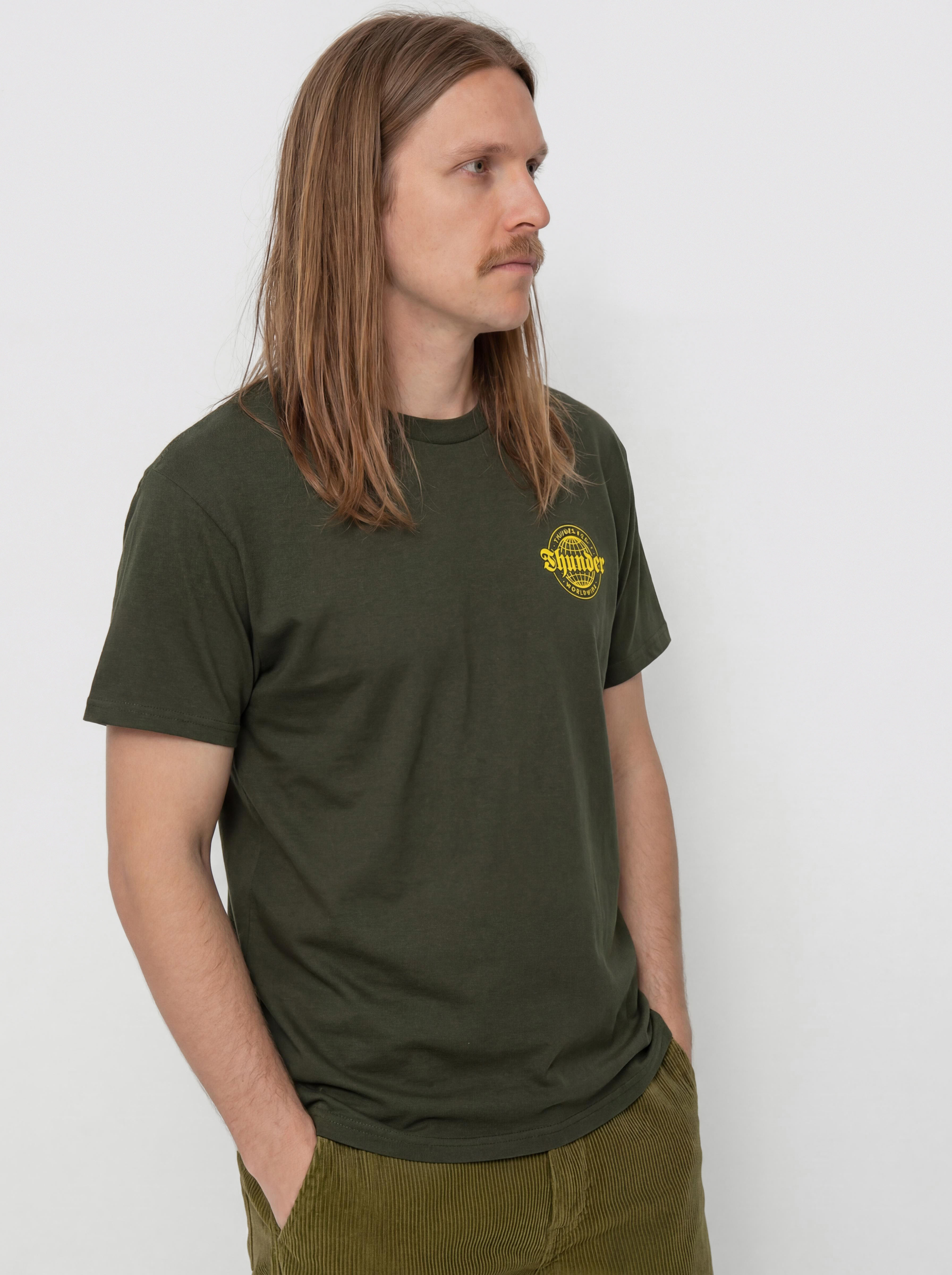 T-shirt Thunder Worldwide Dbl (forest green/gold)