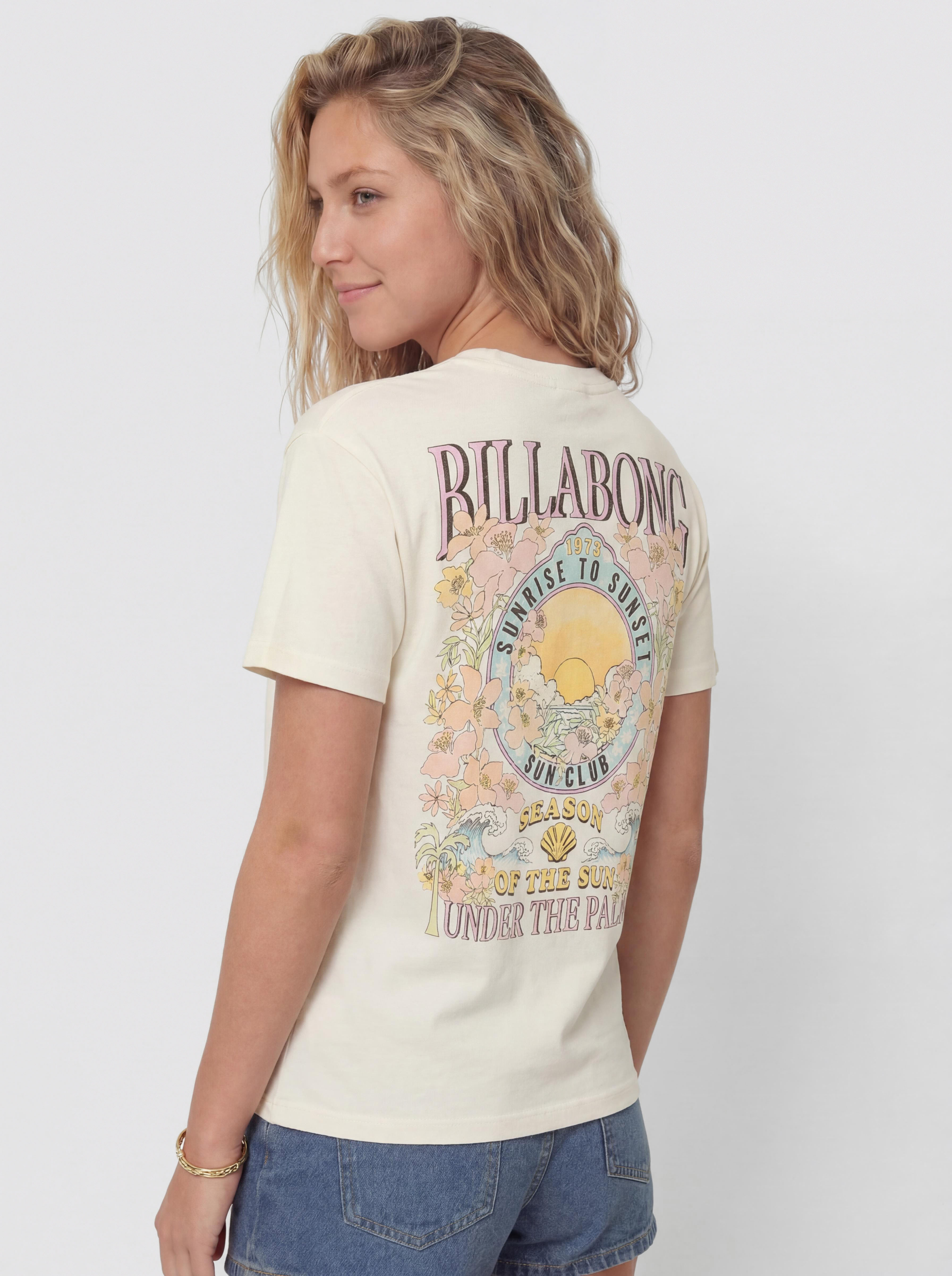 T-shirt Billabong Floral Rocker Wmn (salt crystal)