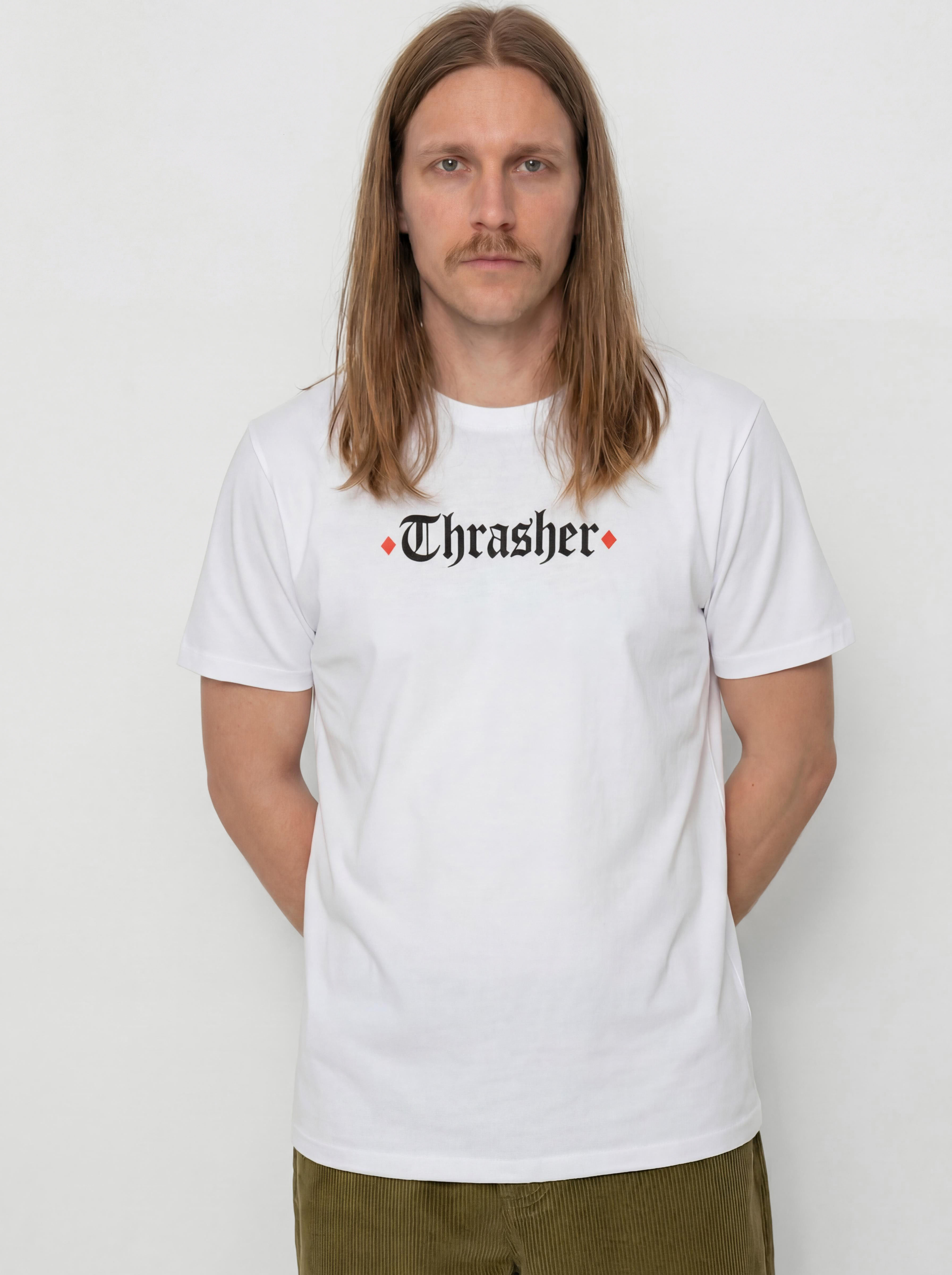 T-shirt Thrasher x Spitfire The End Oath (white)