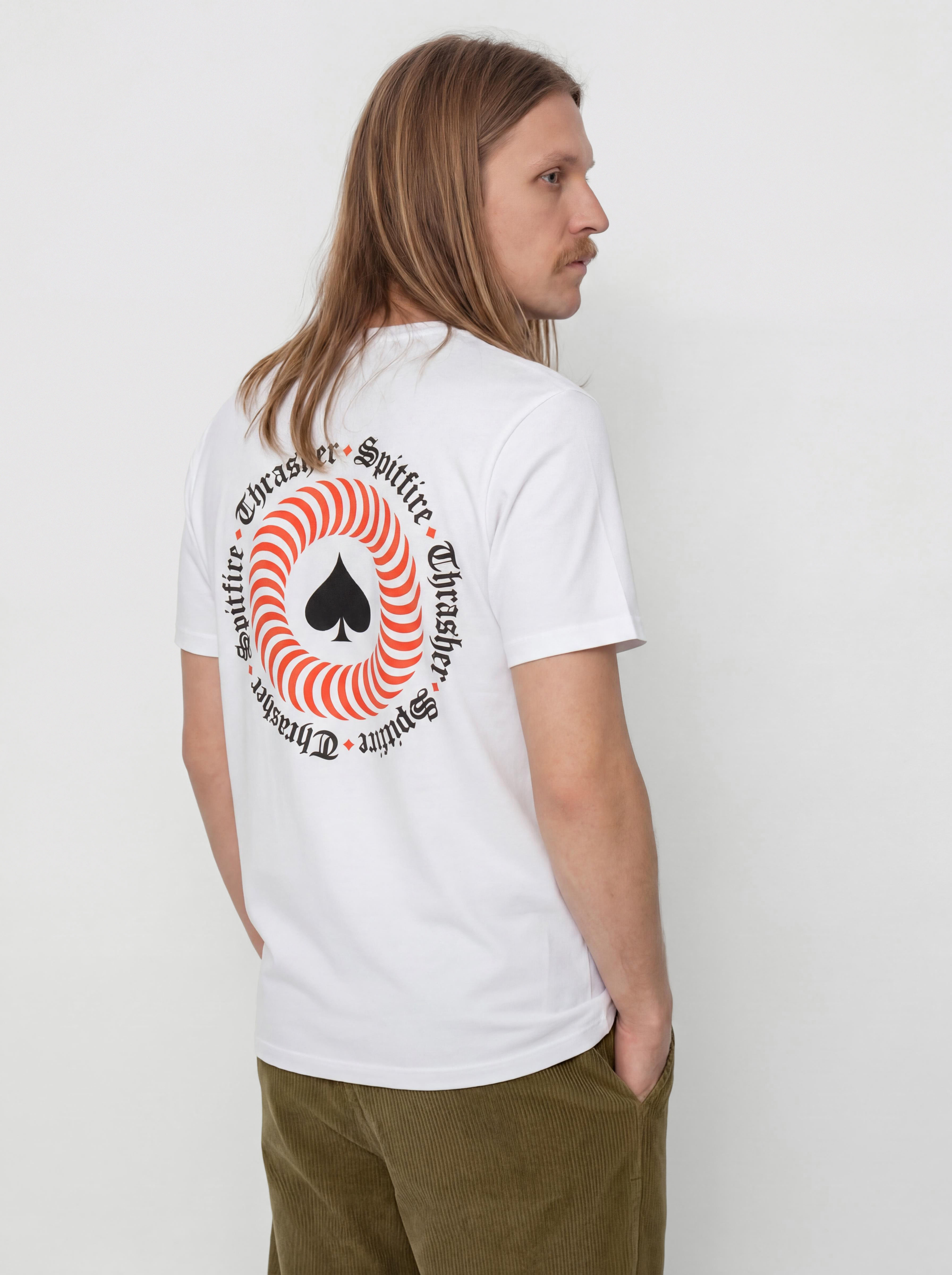T-shirt Thrasher x Spitfire The End Oath (white)