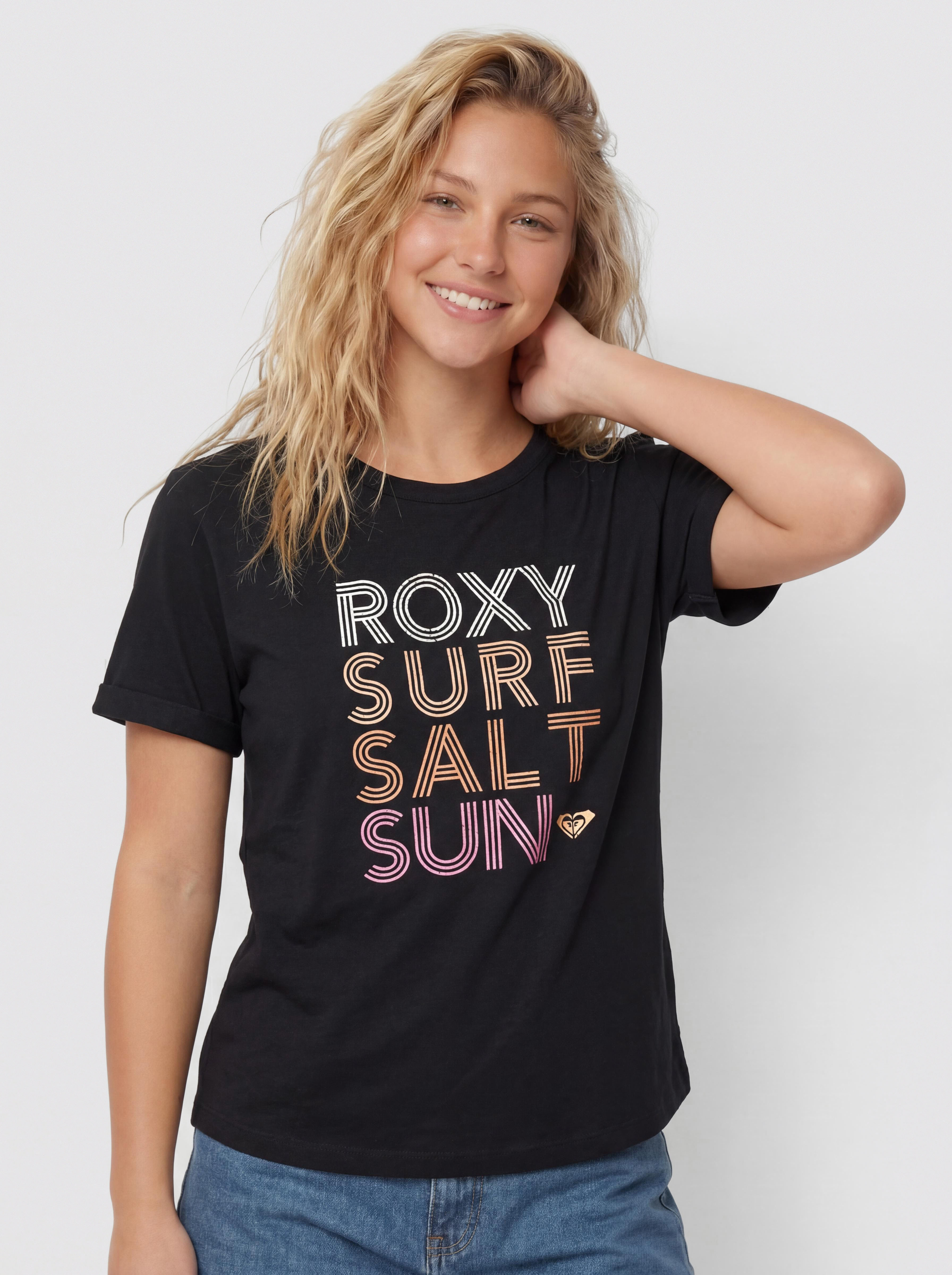 T-shirt Roxy Vl Oceanwave Regular Wmn (anthracite)