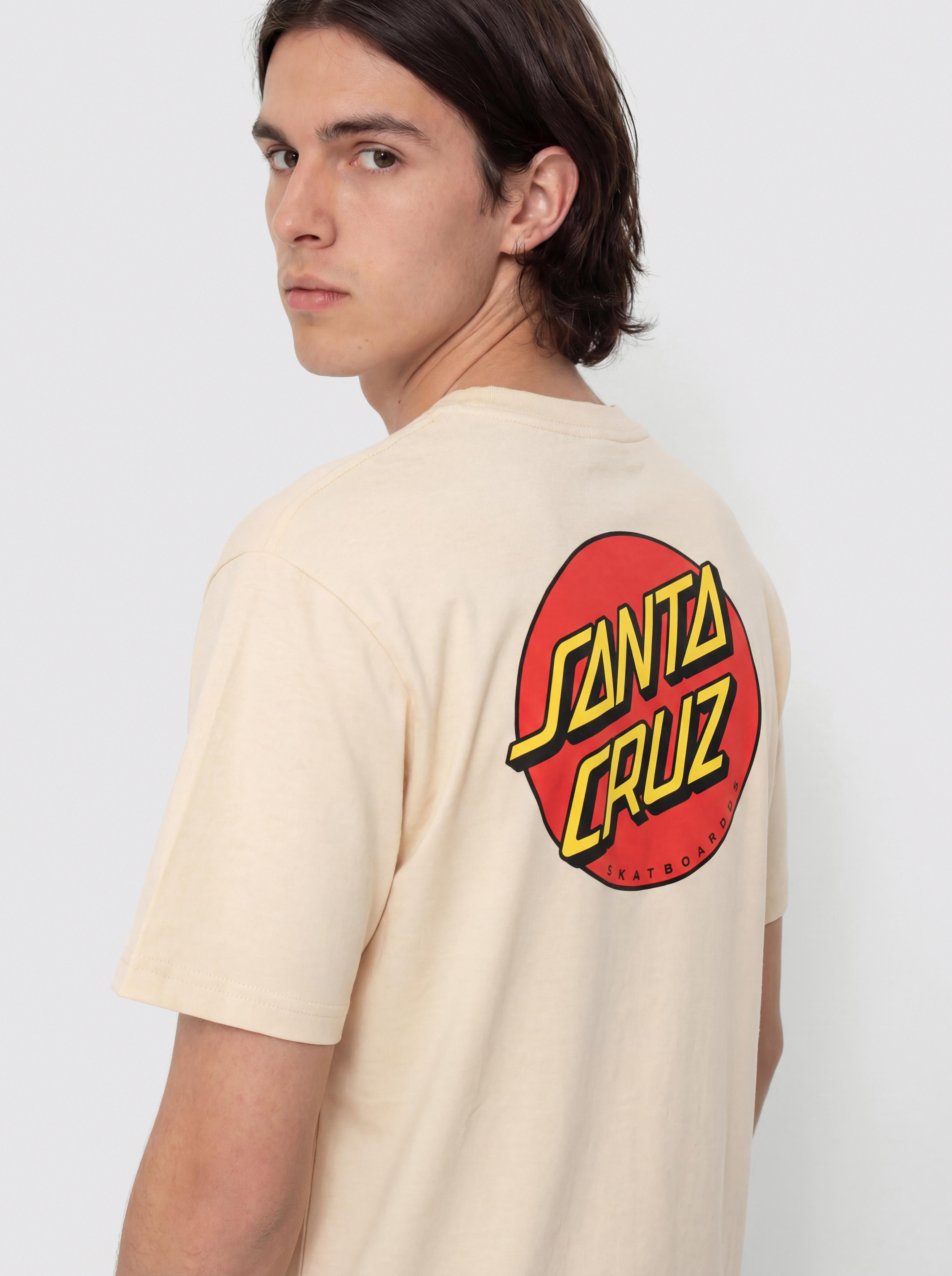 T-shirt Santa Cruz Classic Dot Chest (blond wood)