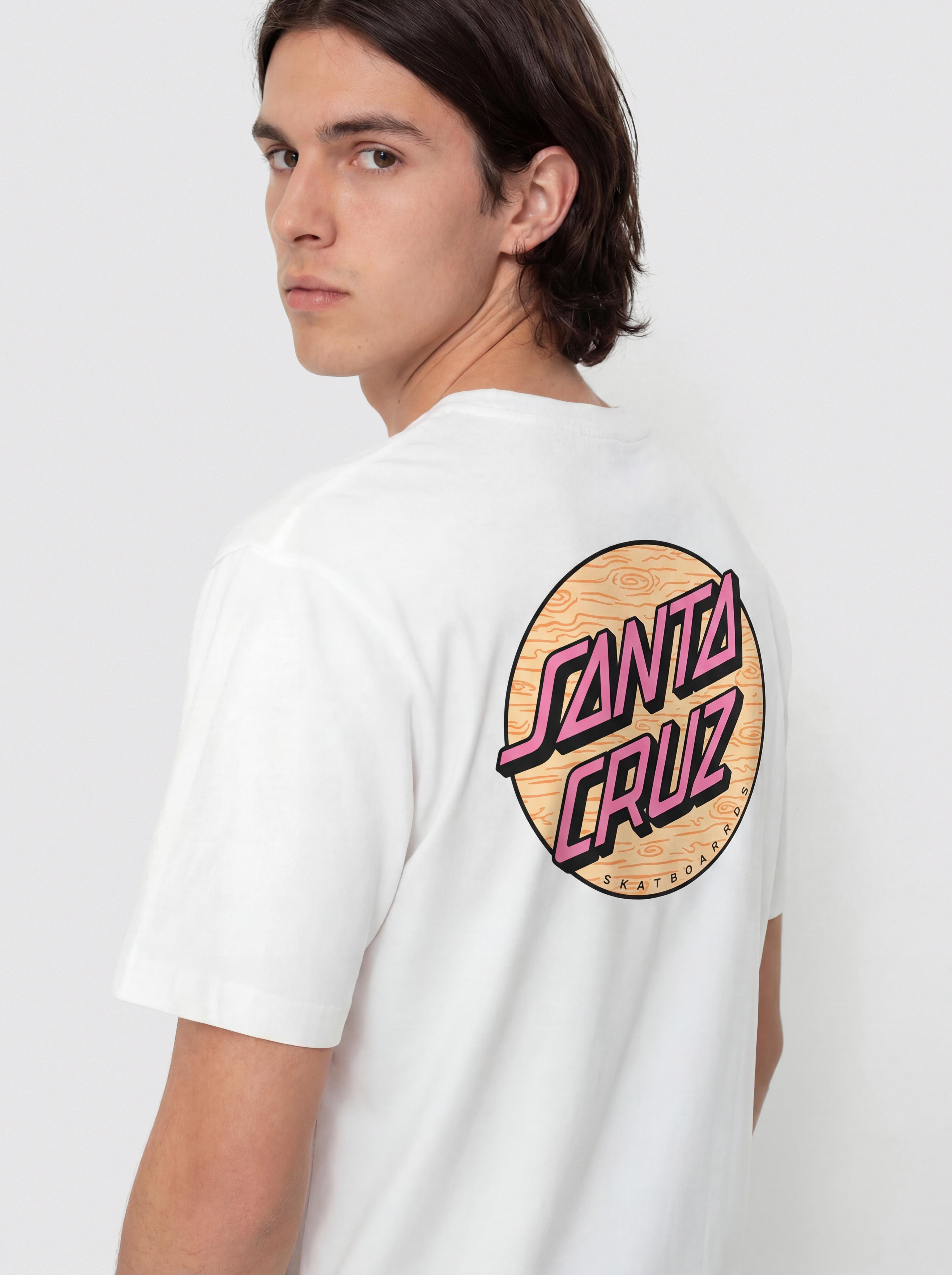 T-shirt Santa Cruz Wagon Dot Chest (white)