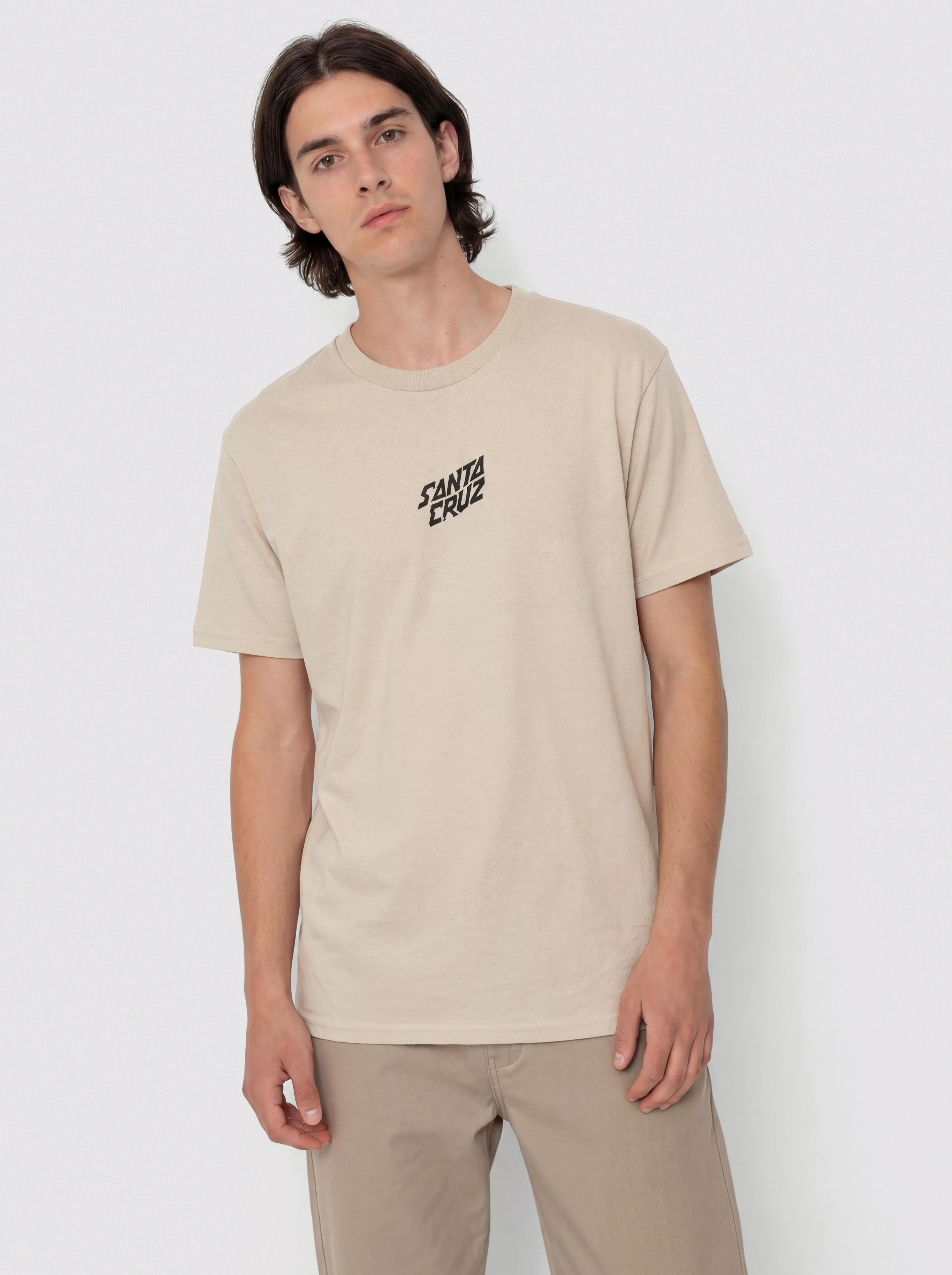T-shirt Santa Cruz X Stranger Things Screaming Lights (sand)