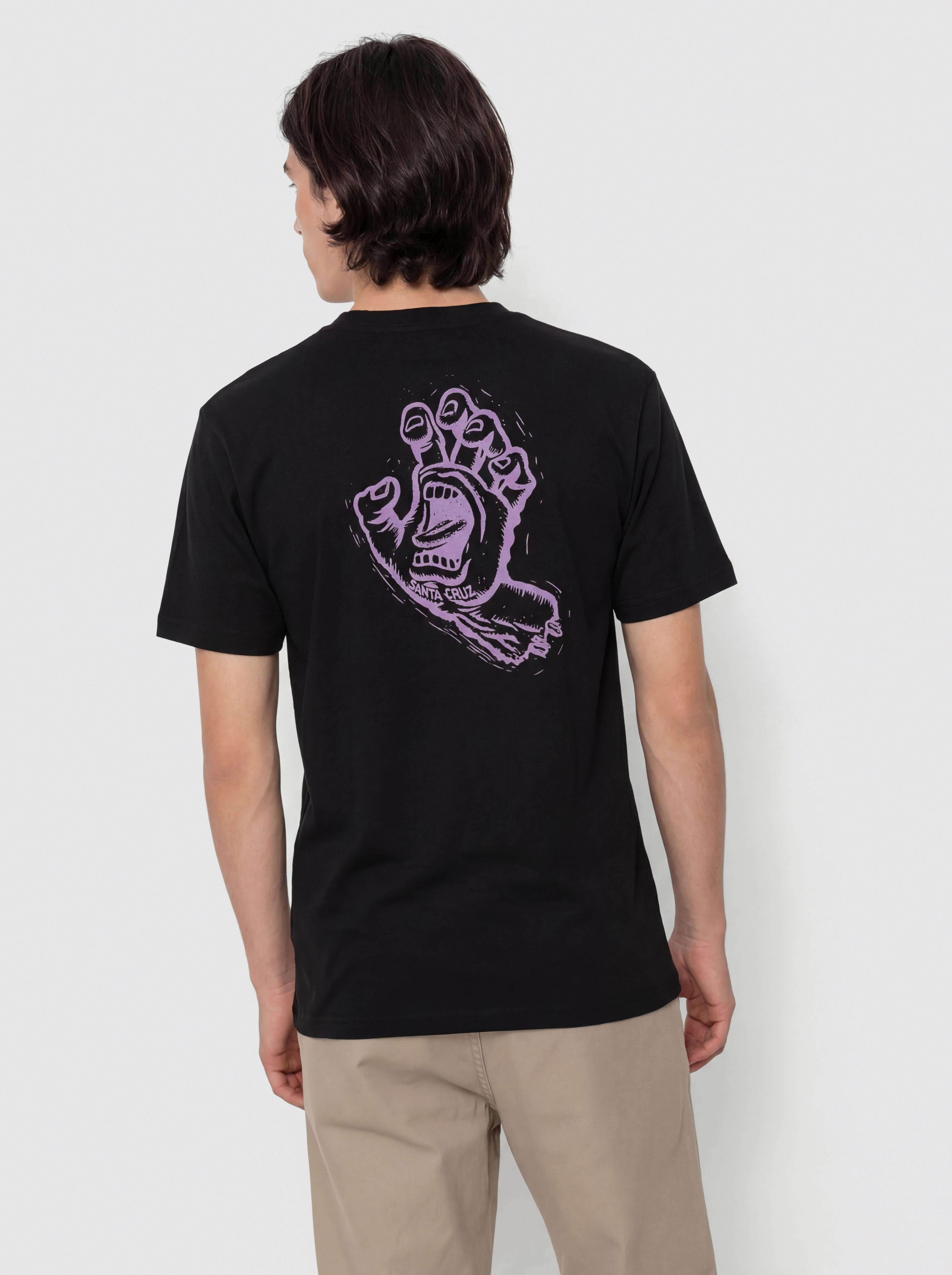 T-shirt Santa Cruz Stamped Screaming Hand (black)