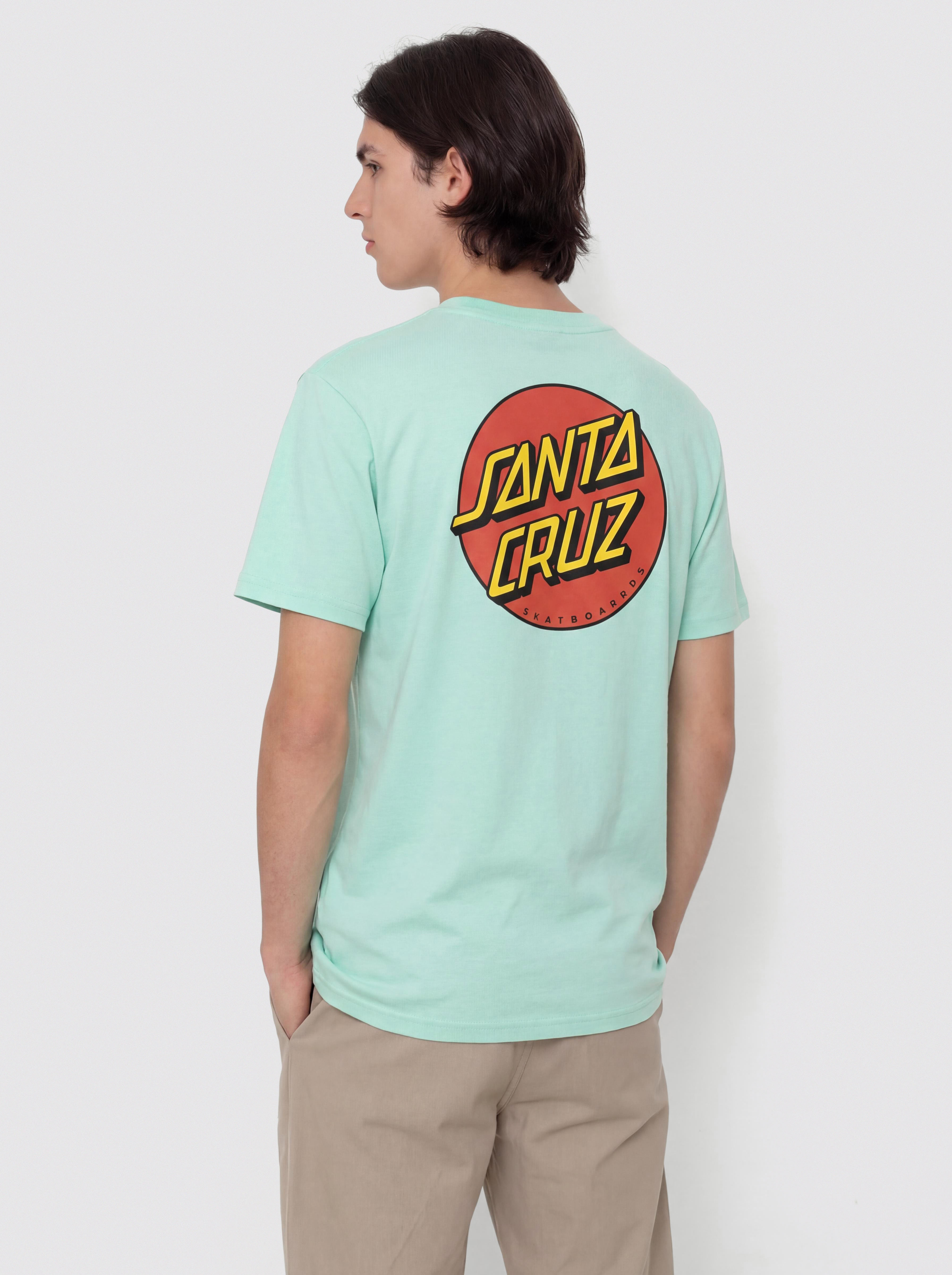 T-shirt Santa Cruz Classic Dot Chest (mint)