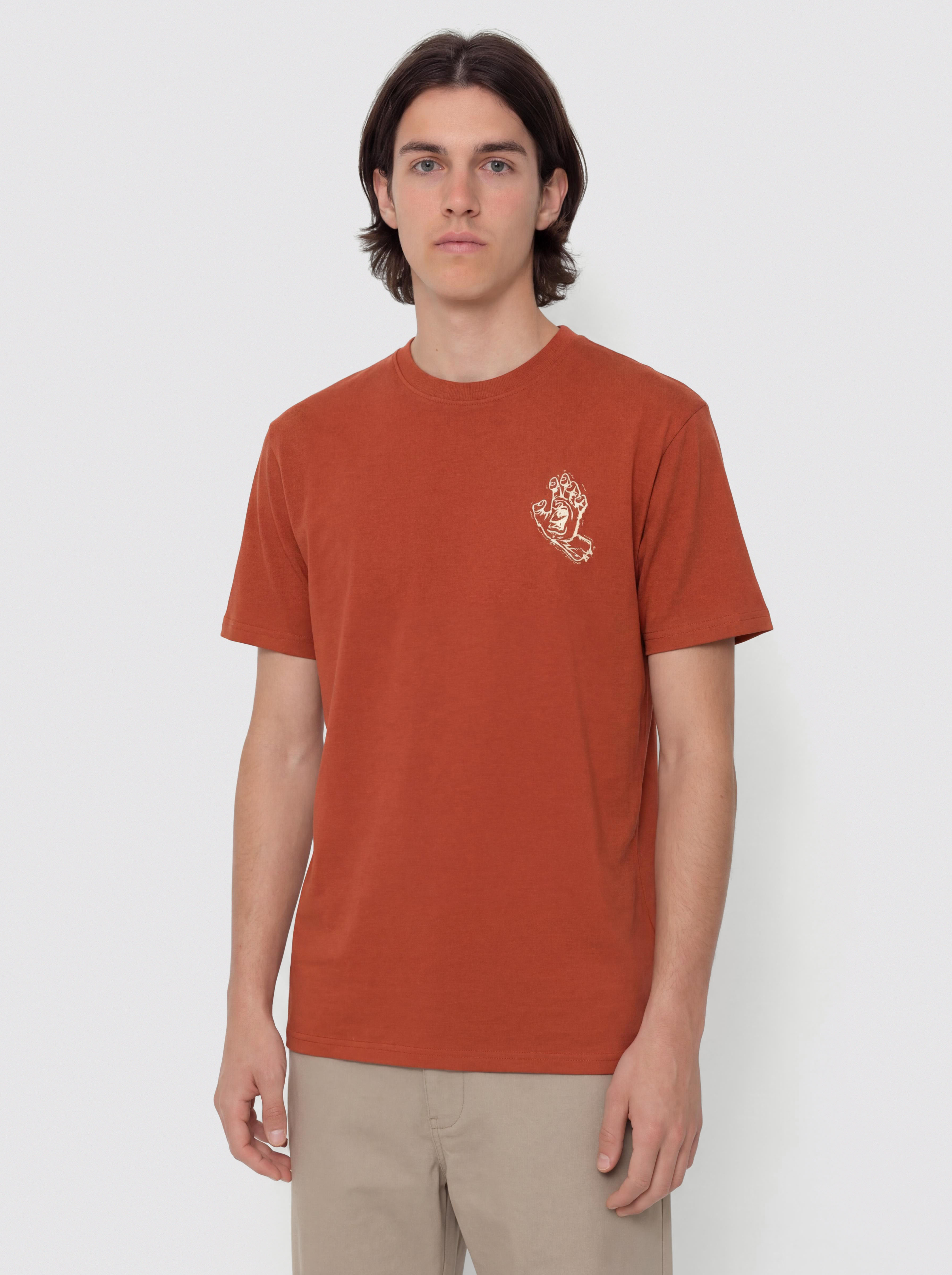 T-shirt Santa Cruz Stamped Screaming Hand (ketchup)