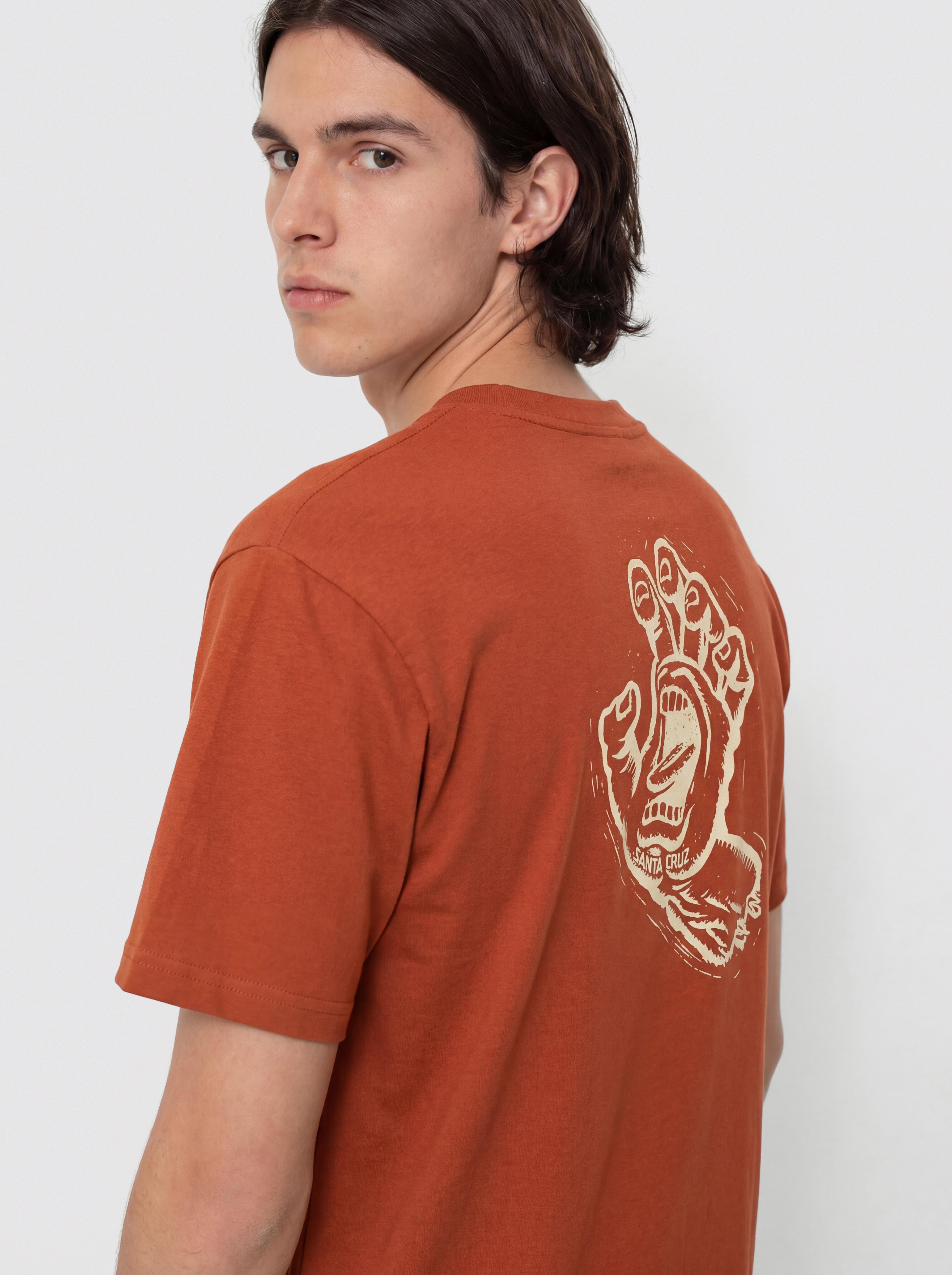 T-shirt Santa Cruz Stamped Screaming Hand (ketchup)