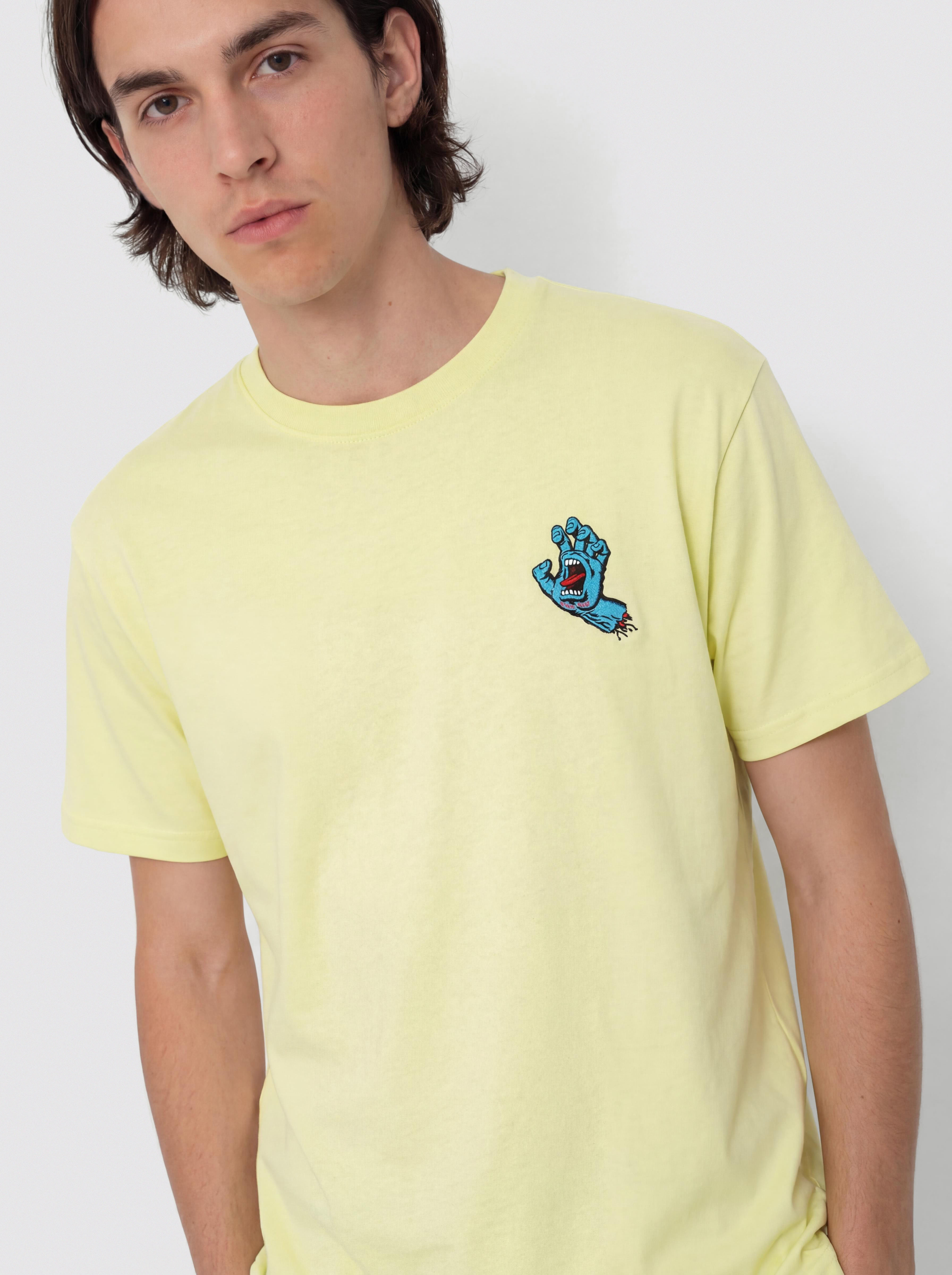 T-shirt Santa Cruz Screaming Hand Chest (matcha)