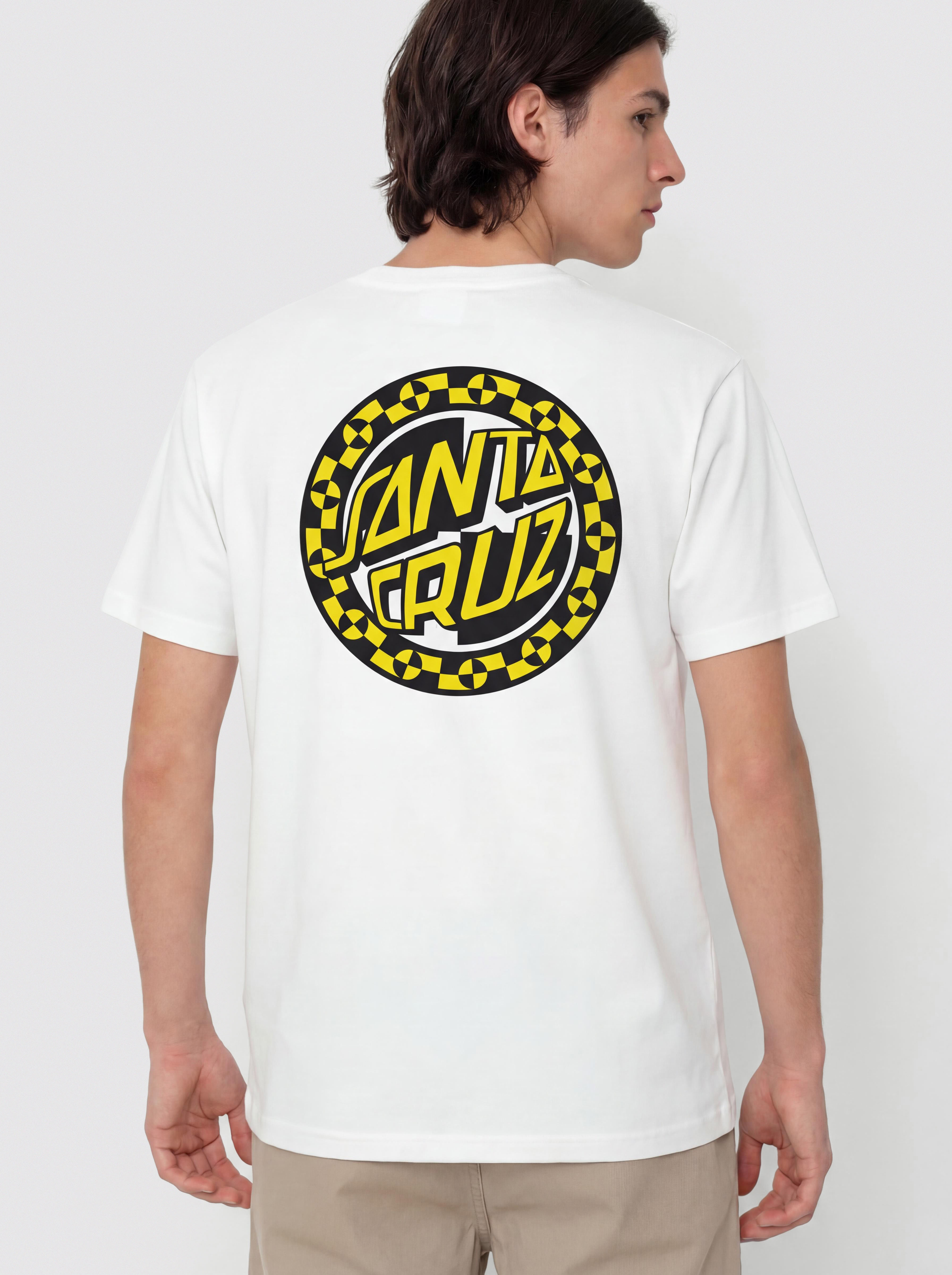 T-shirt Santa Cruz Malba Crash Dot Chest (white)