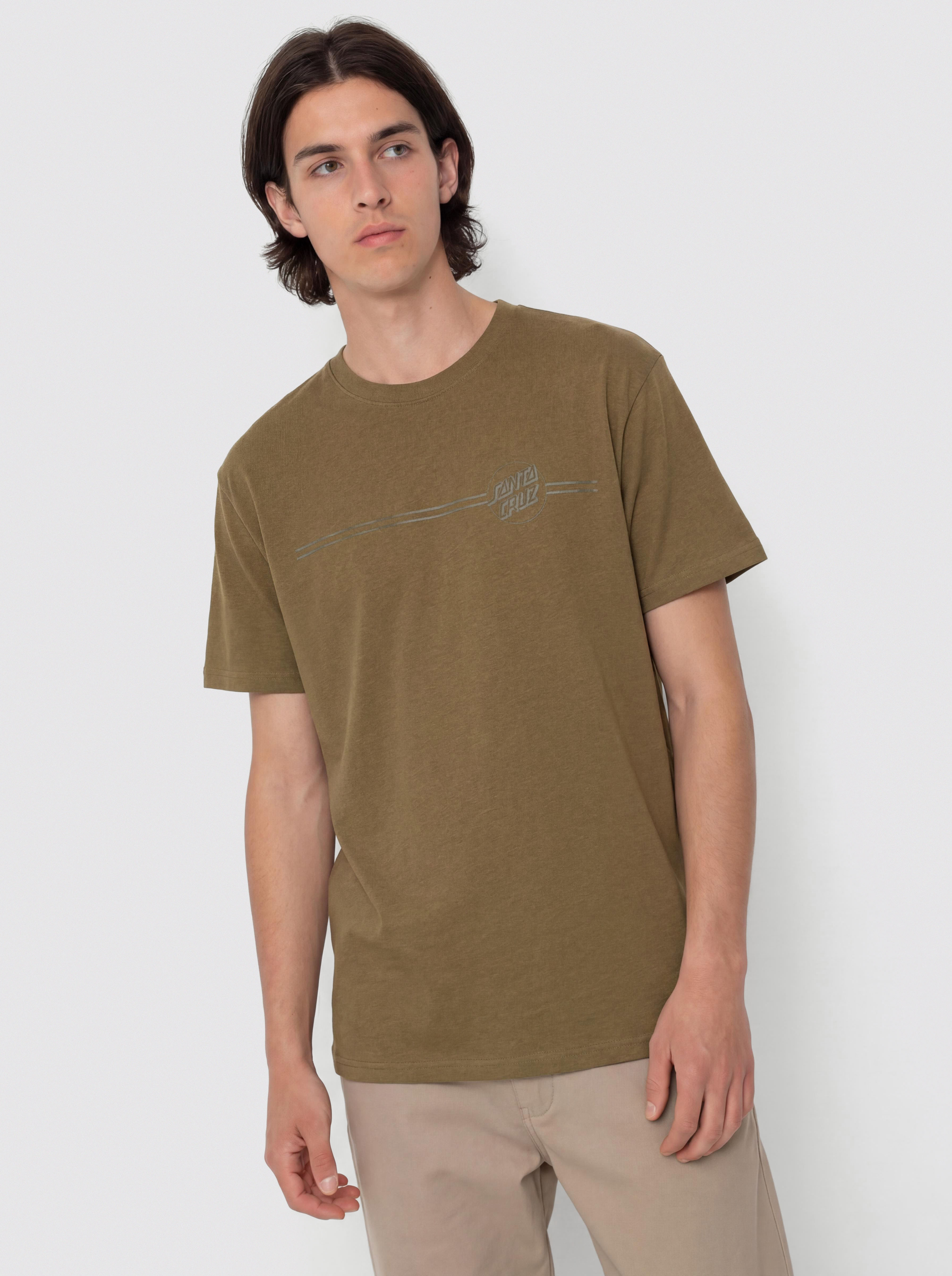 T-shirt Santa Cruz Tonal Opus Dot Stripe (uniform green)
