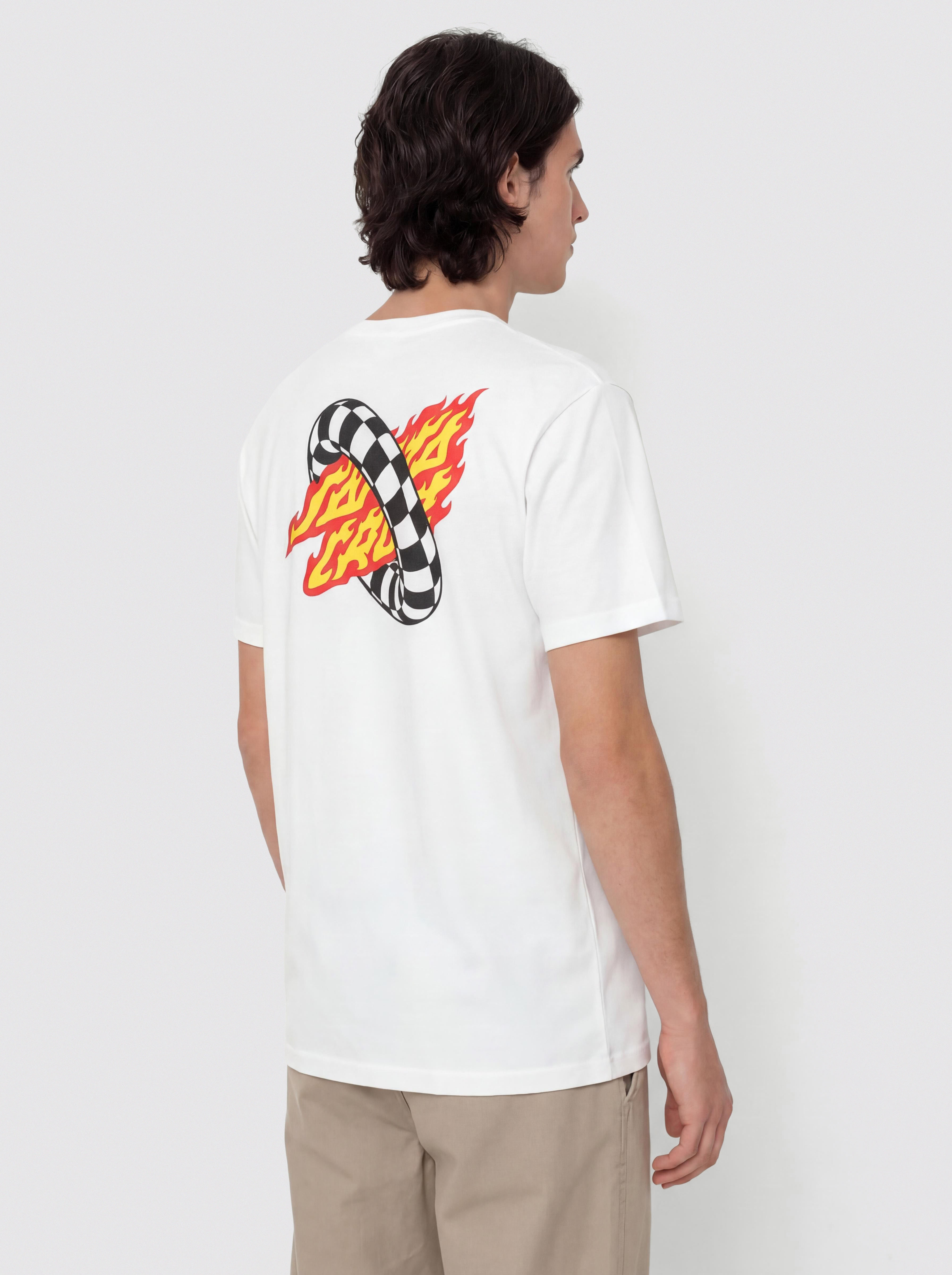 T-shirt Santa Cruz Goal Flame (white)