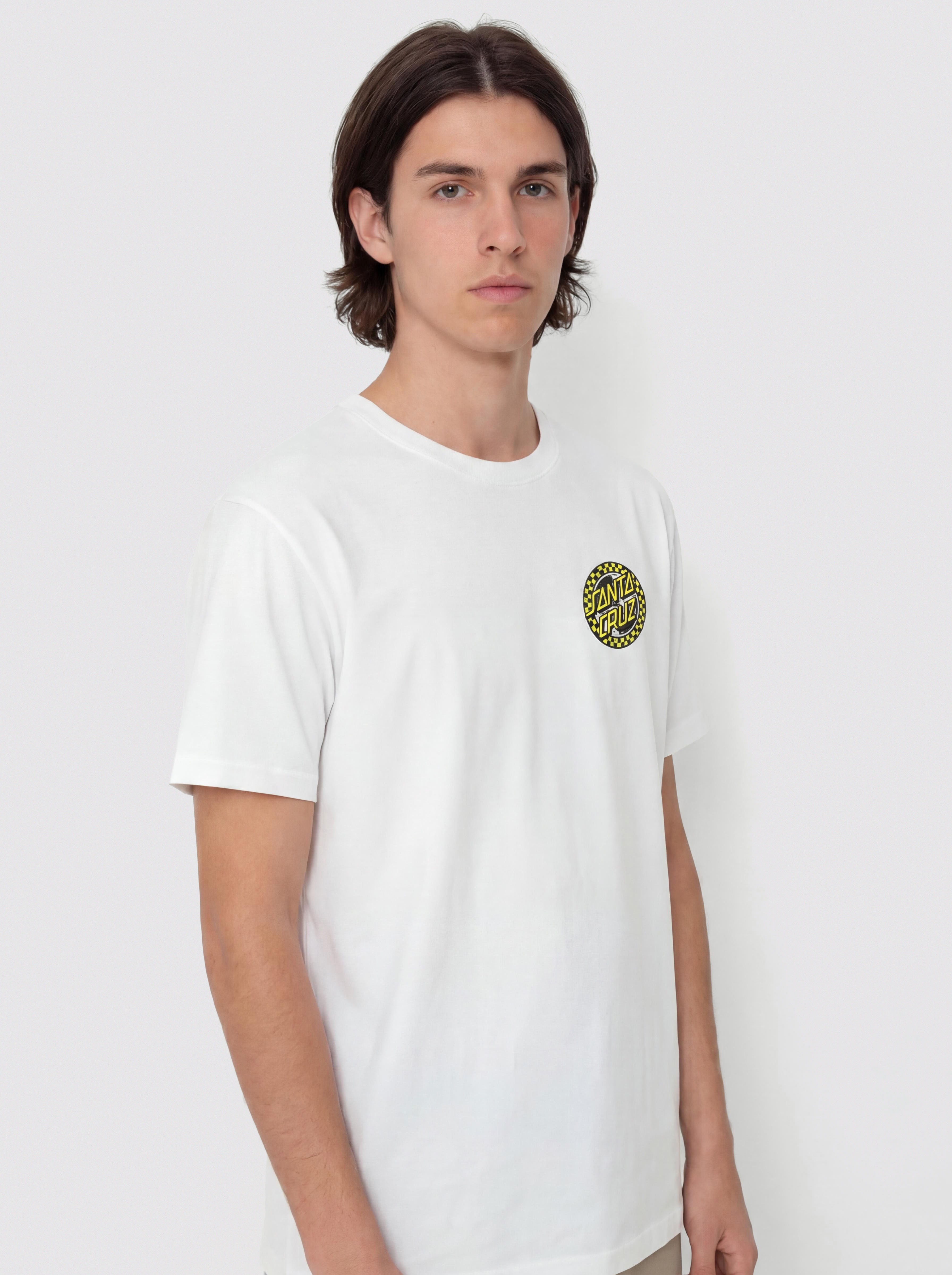 T-shirt Santa Cruz Malba Crash Dot Chest (white)
