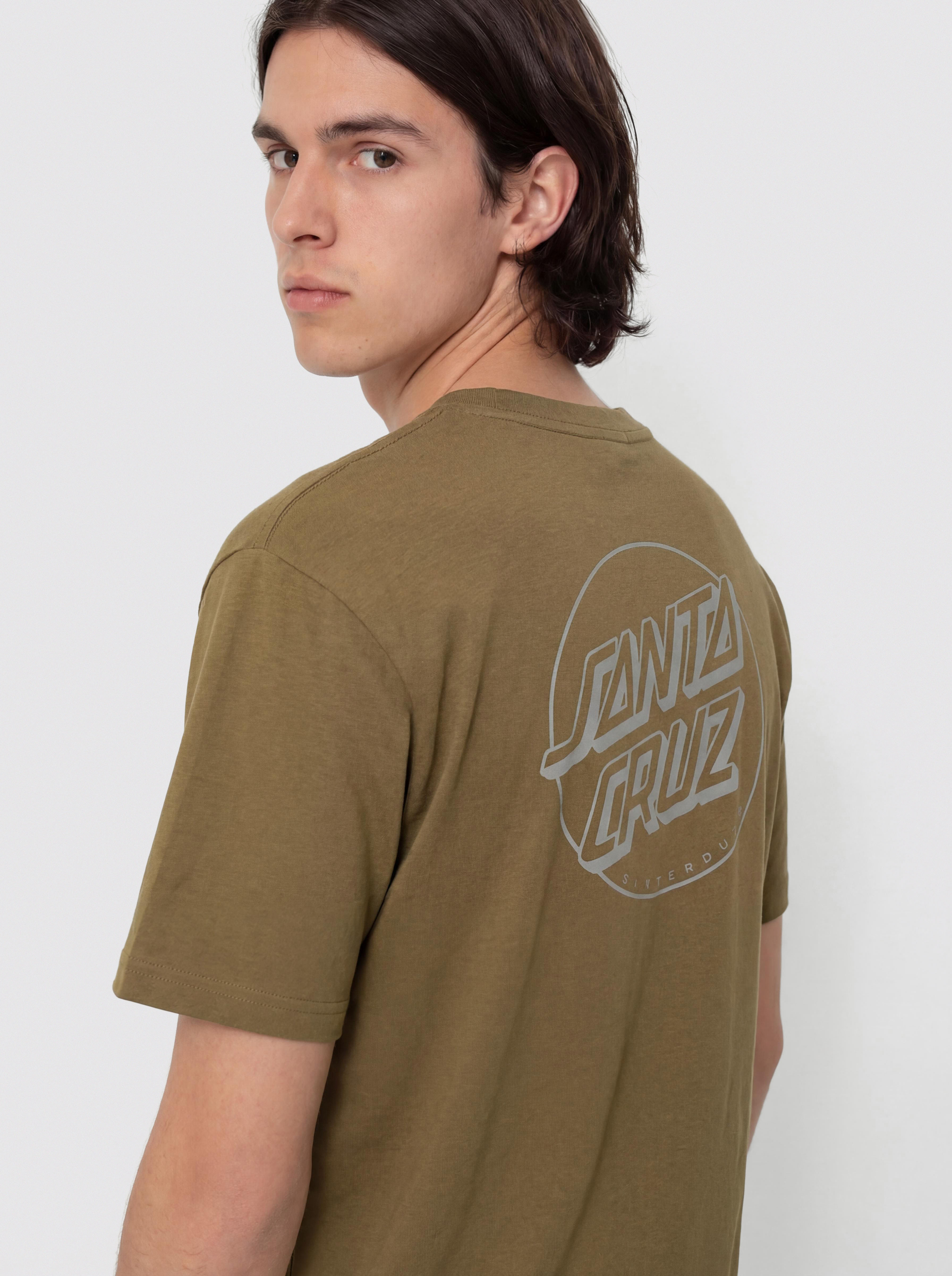 T-shirt Santa Cruz Tonal Opus Dot Stripe (uniform green)