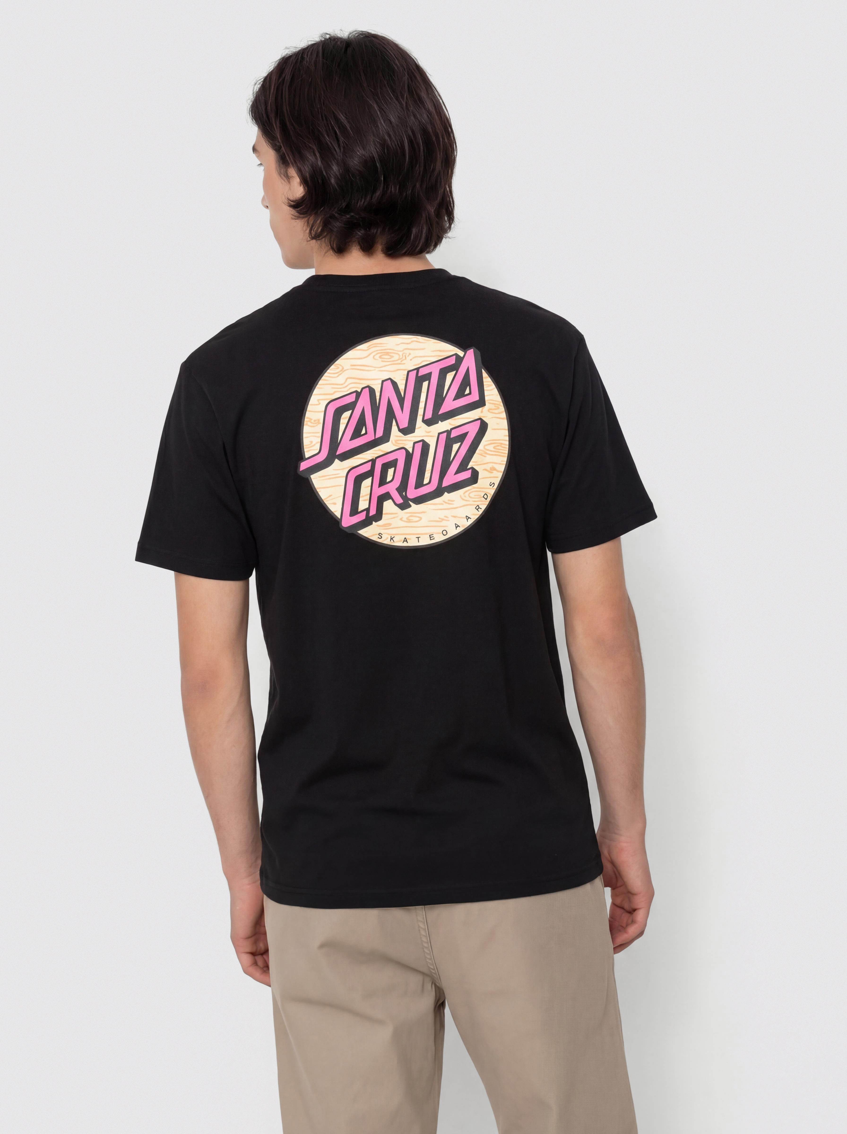 T-shirt Santa Cruz Wagon Dot Chest (black)