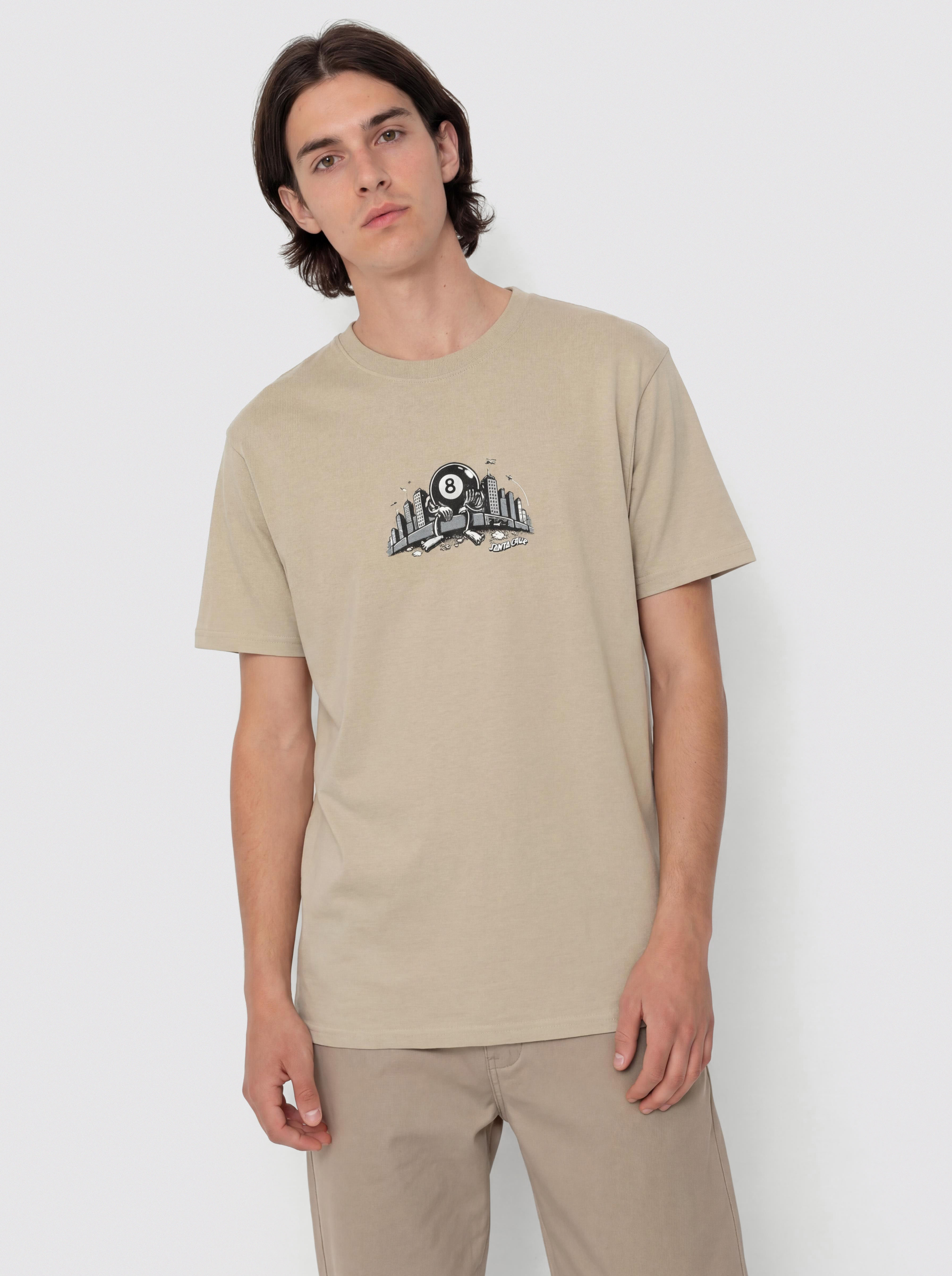 T-shirt Santa Cruz Winkowski Curb Front (stone grey)