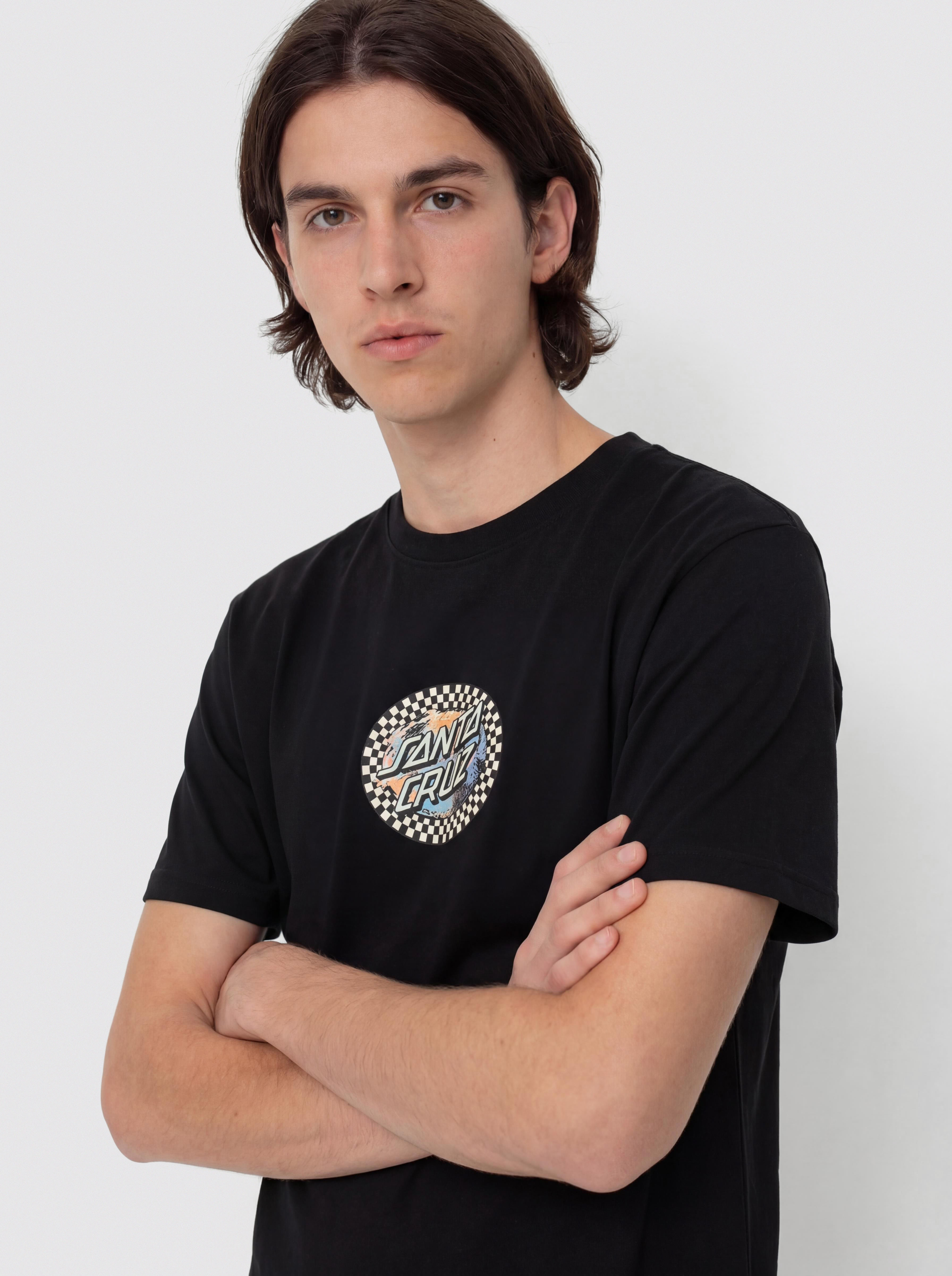 T-shirt Santa Cruz Collage Oval Dot (black)
