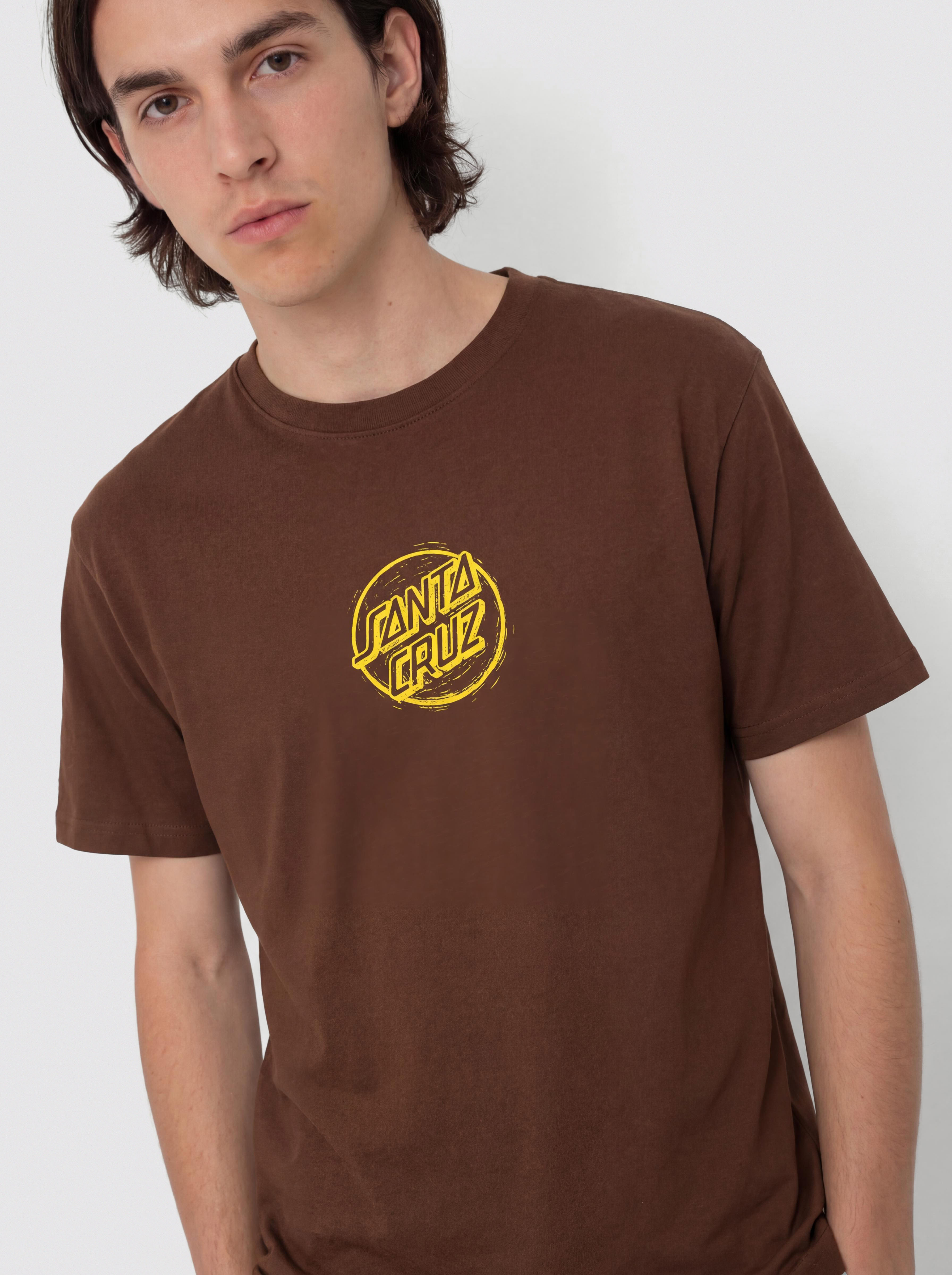 T-shirt Santa Cruz Stamped Opus Front (coffee)
