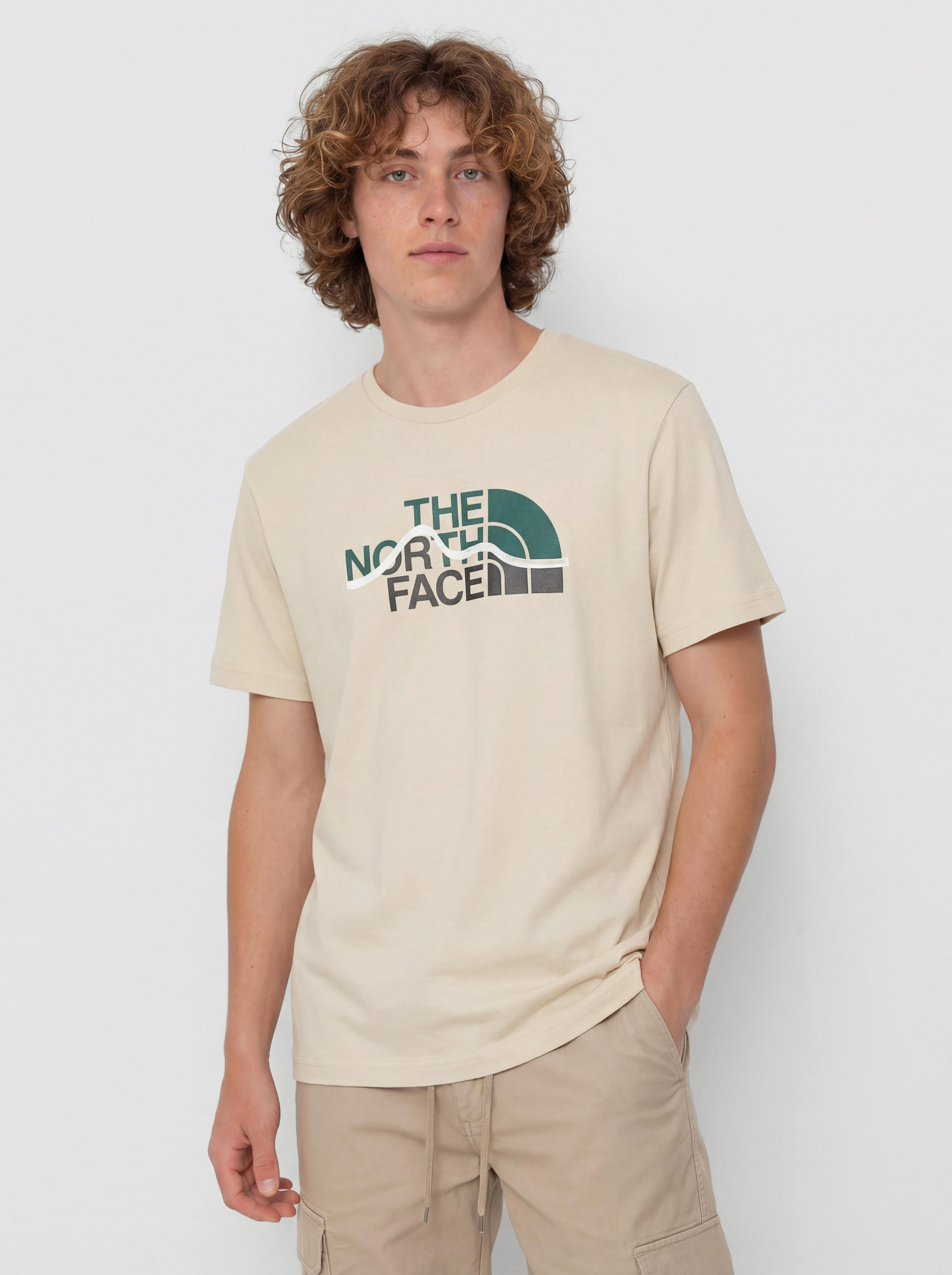 T-shirt The North Face Mountain Line (gravel)
