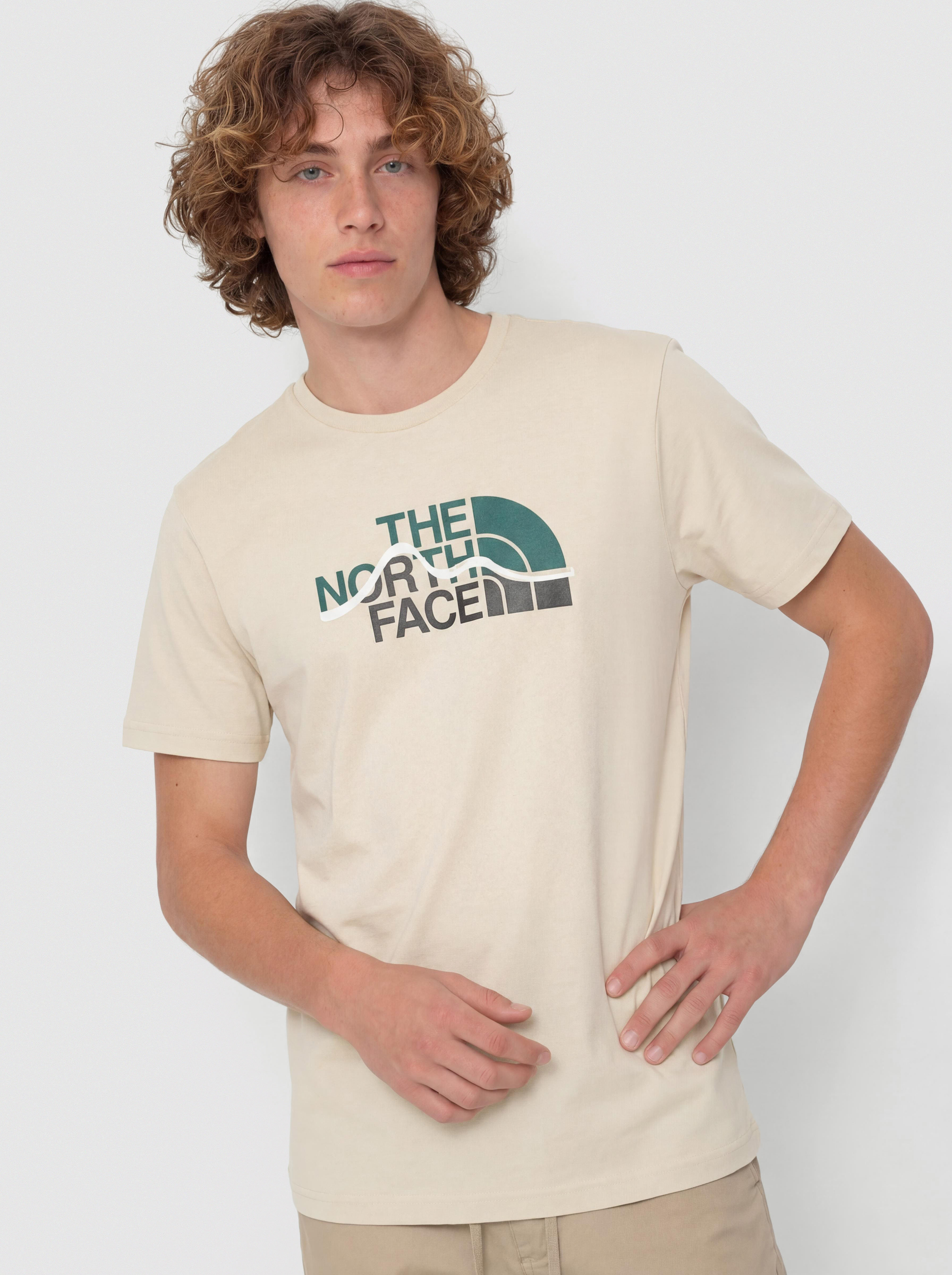 T-shirt The North Face Mountain Line (gravel)
