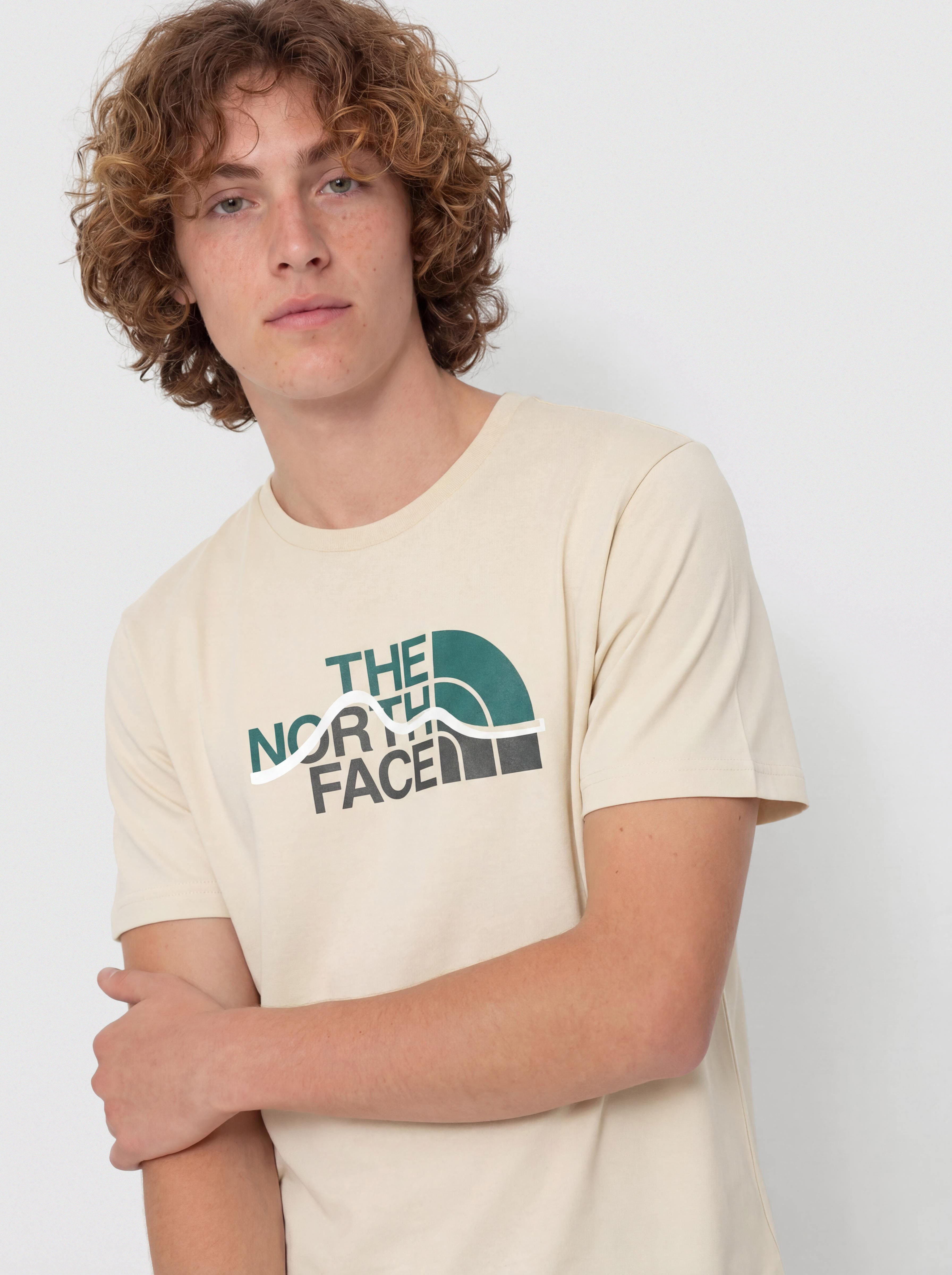 T-shirt The North Face Mountain Line (gravel)