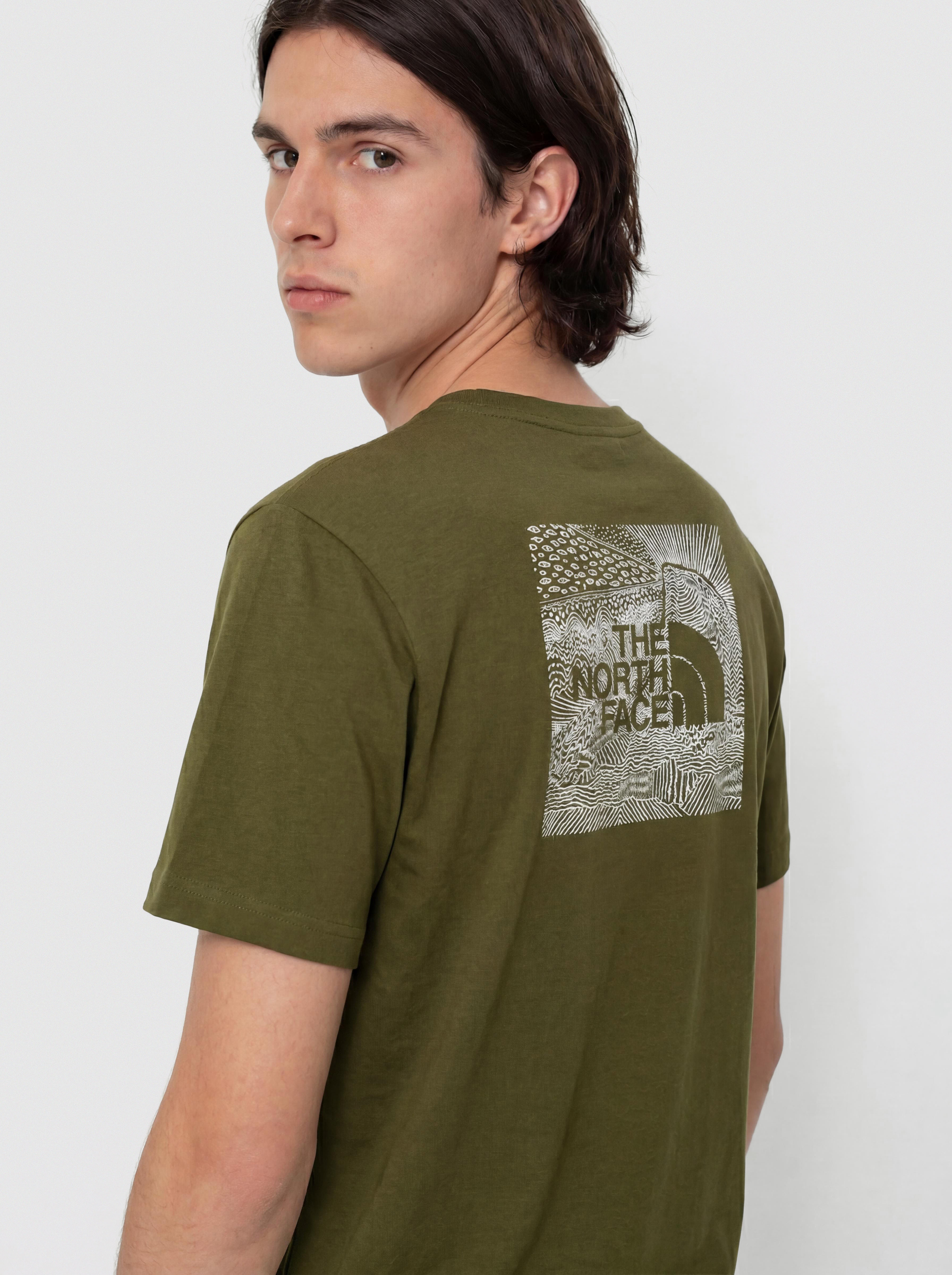 T-shirt The North Face Box Nse Celebration (woodland green)