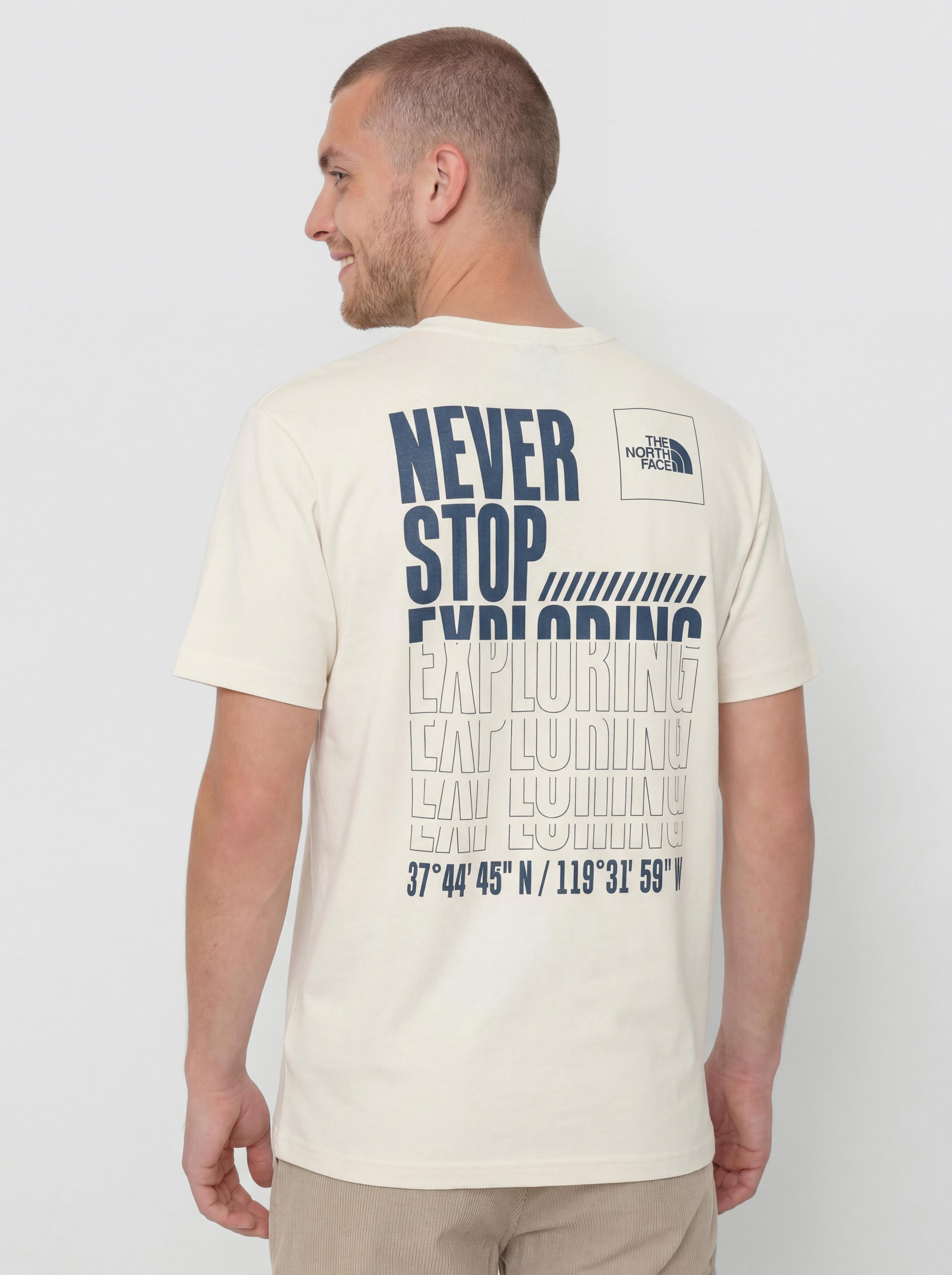 T-shirt The North Face Coordinates (white dune)