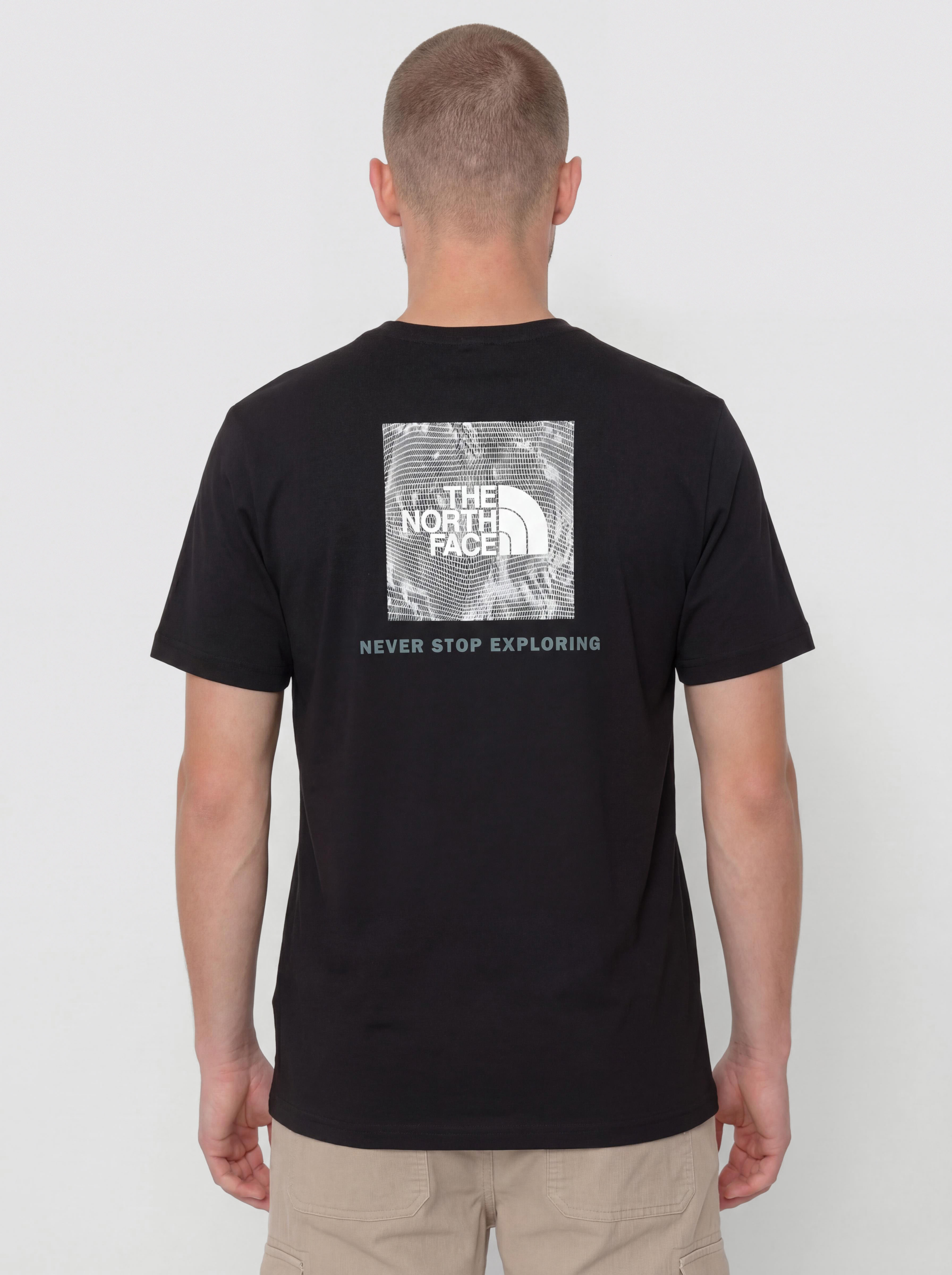 T-shirt The North Face Box Nse Tailgrid Infill (tnf black/deep nori tra)