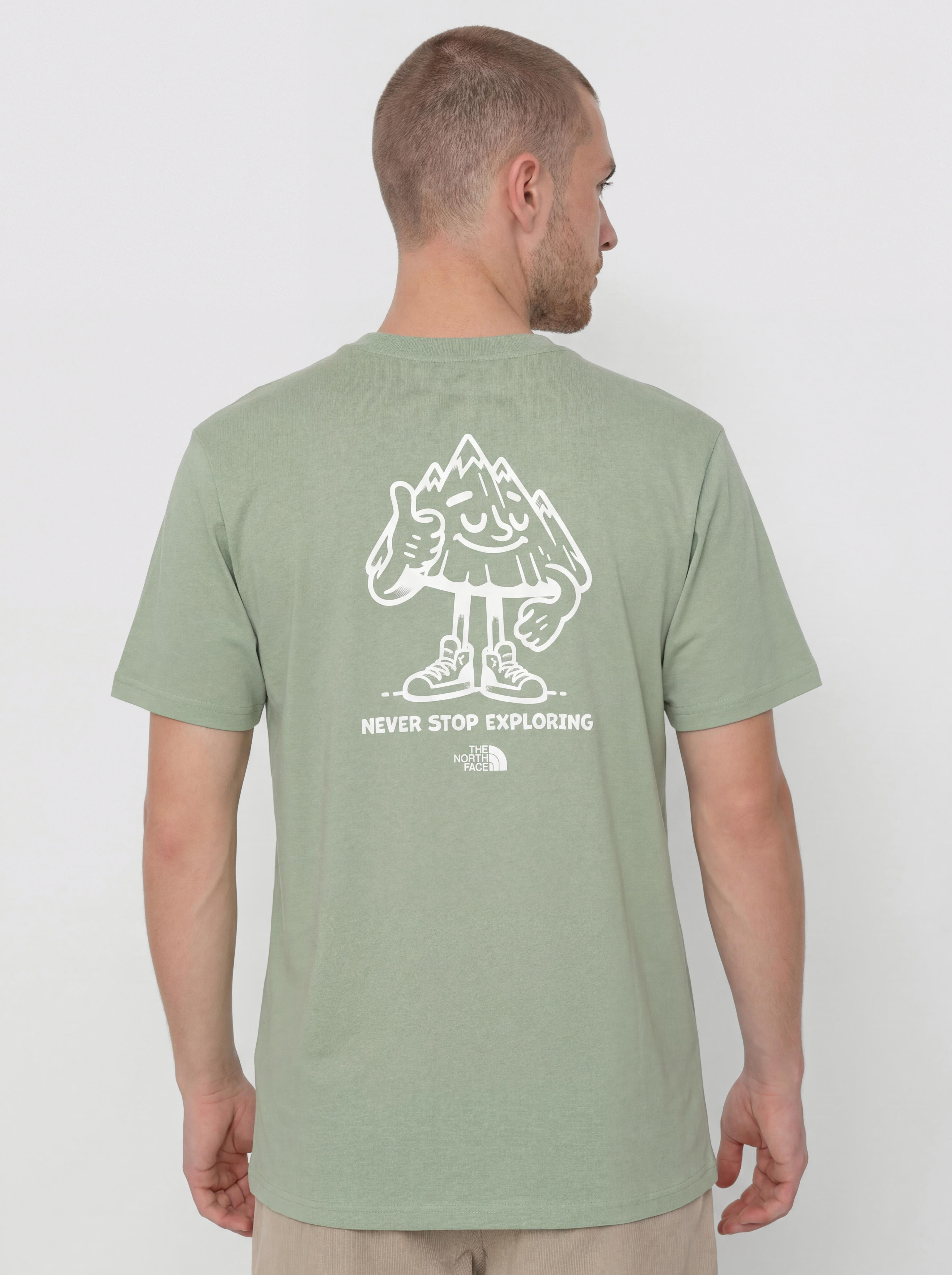 T-shirt The North Face Mountain Fun Oversized (slate moss)