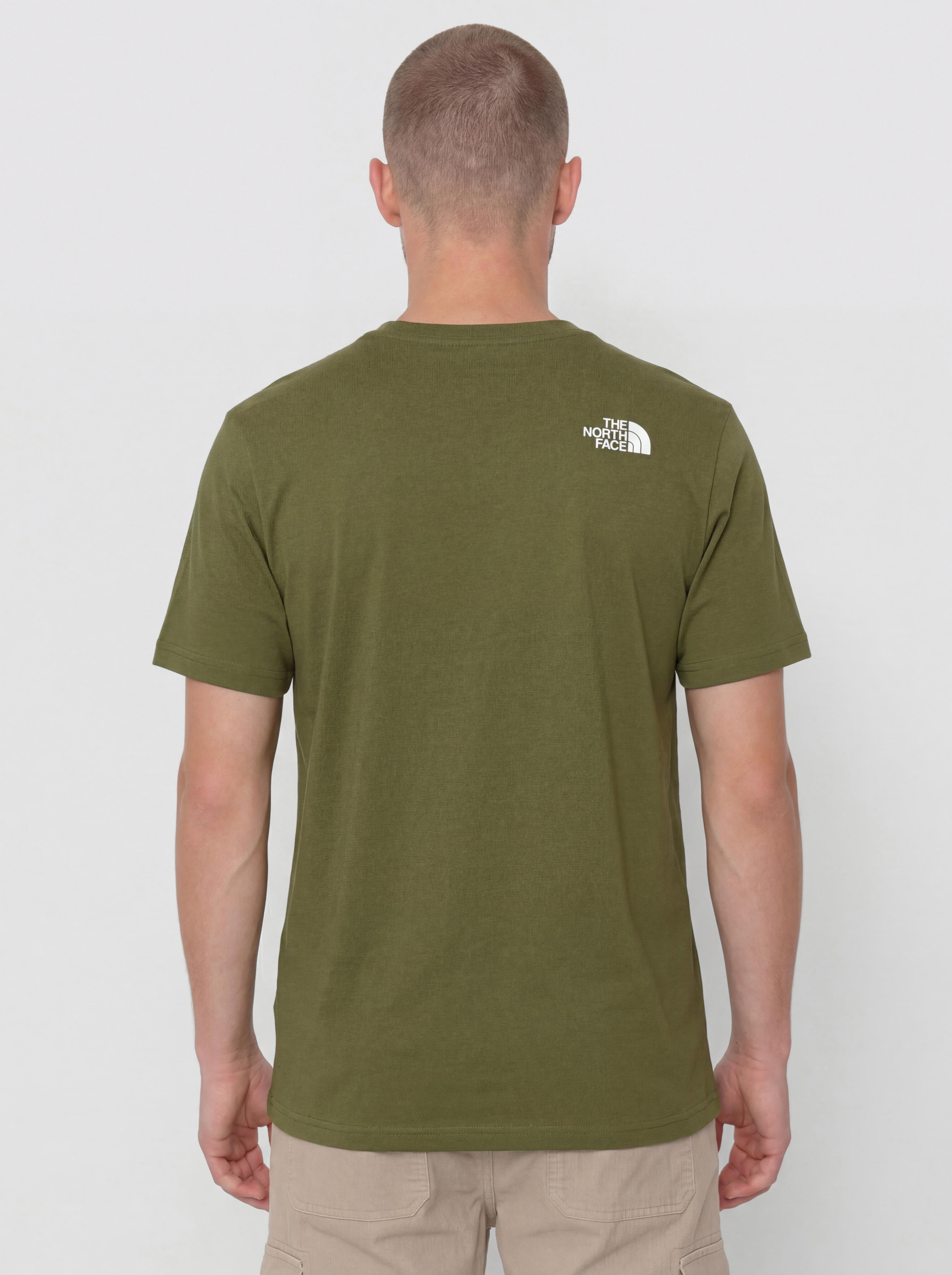 T-shirt The North Face Mountain Line (woodland green)