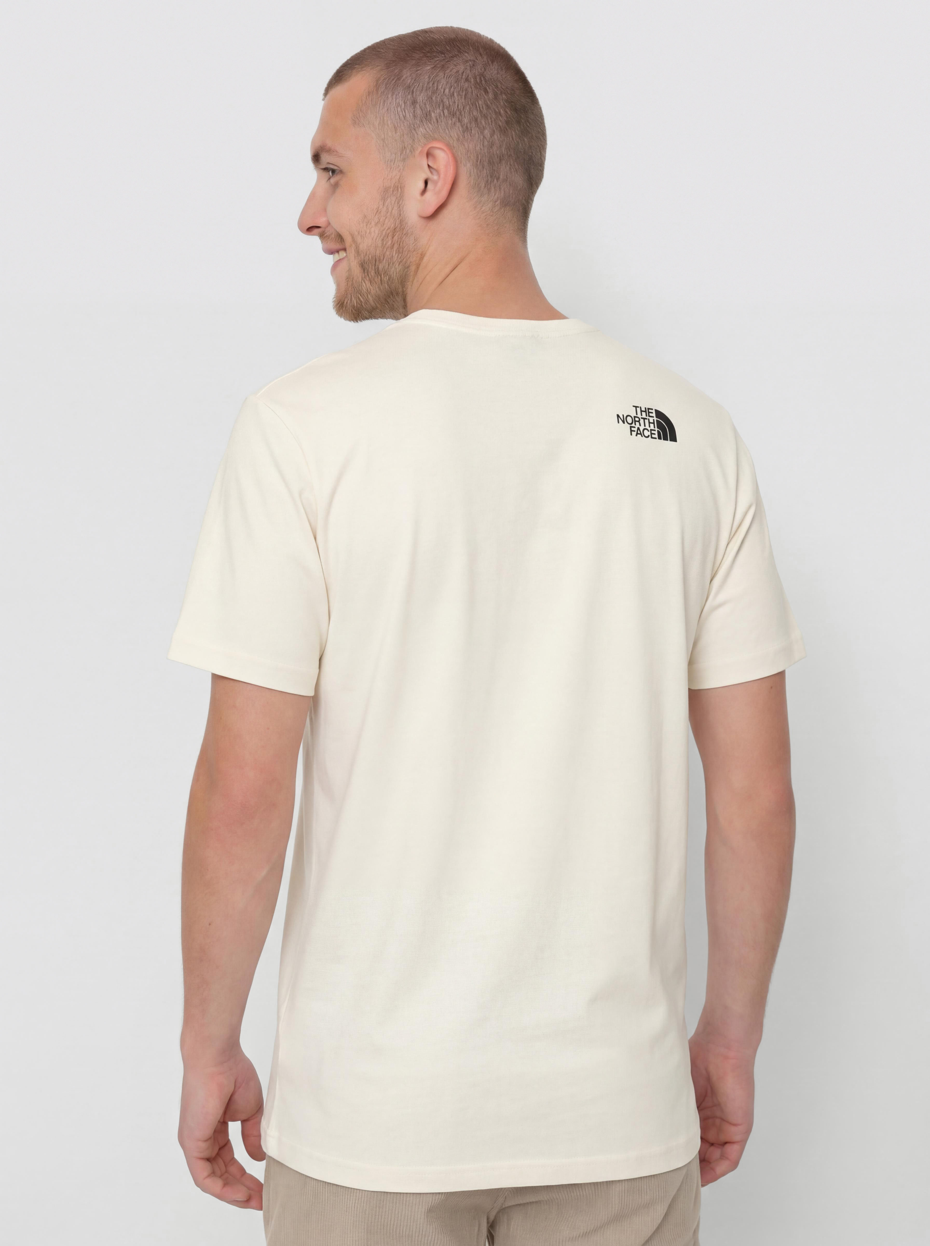 T-shirt The North Face Icon Mountain Relaxed (white dune)