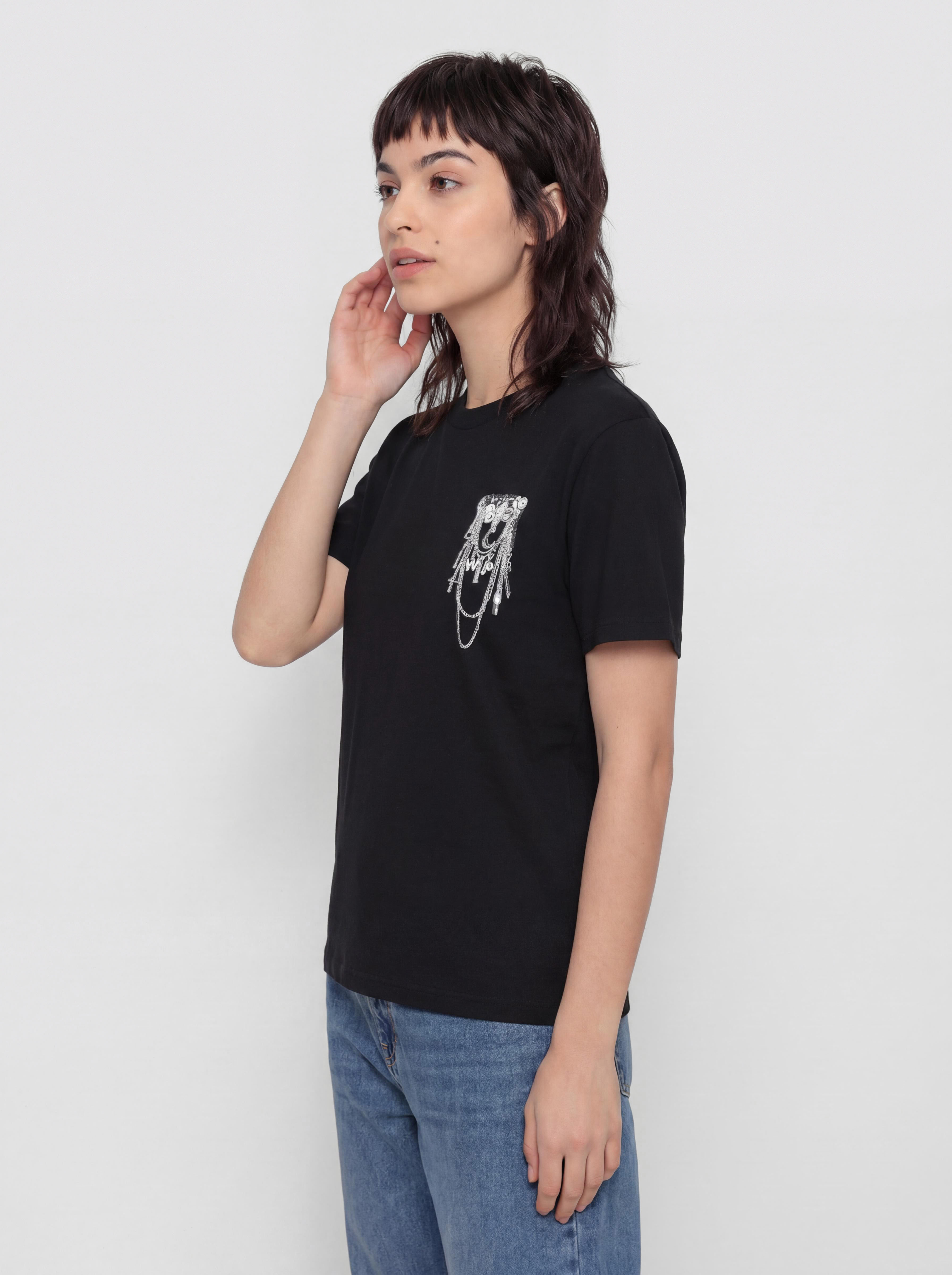 T-shirt Carhartt WIP Inverted Charm Wmn (black)