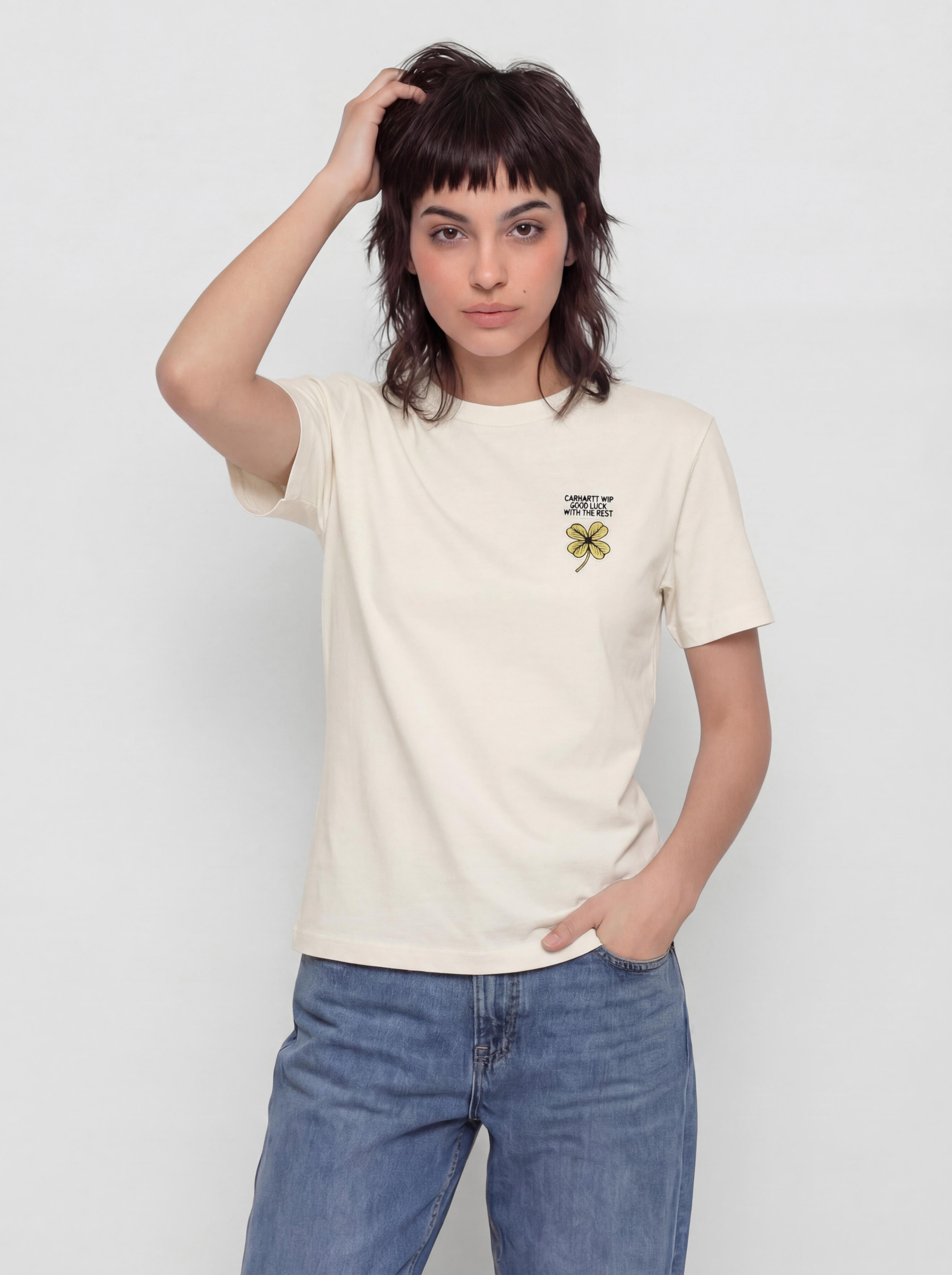 T-shirt Carhartt WIP Clover Wmn (wax)