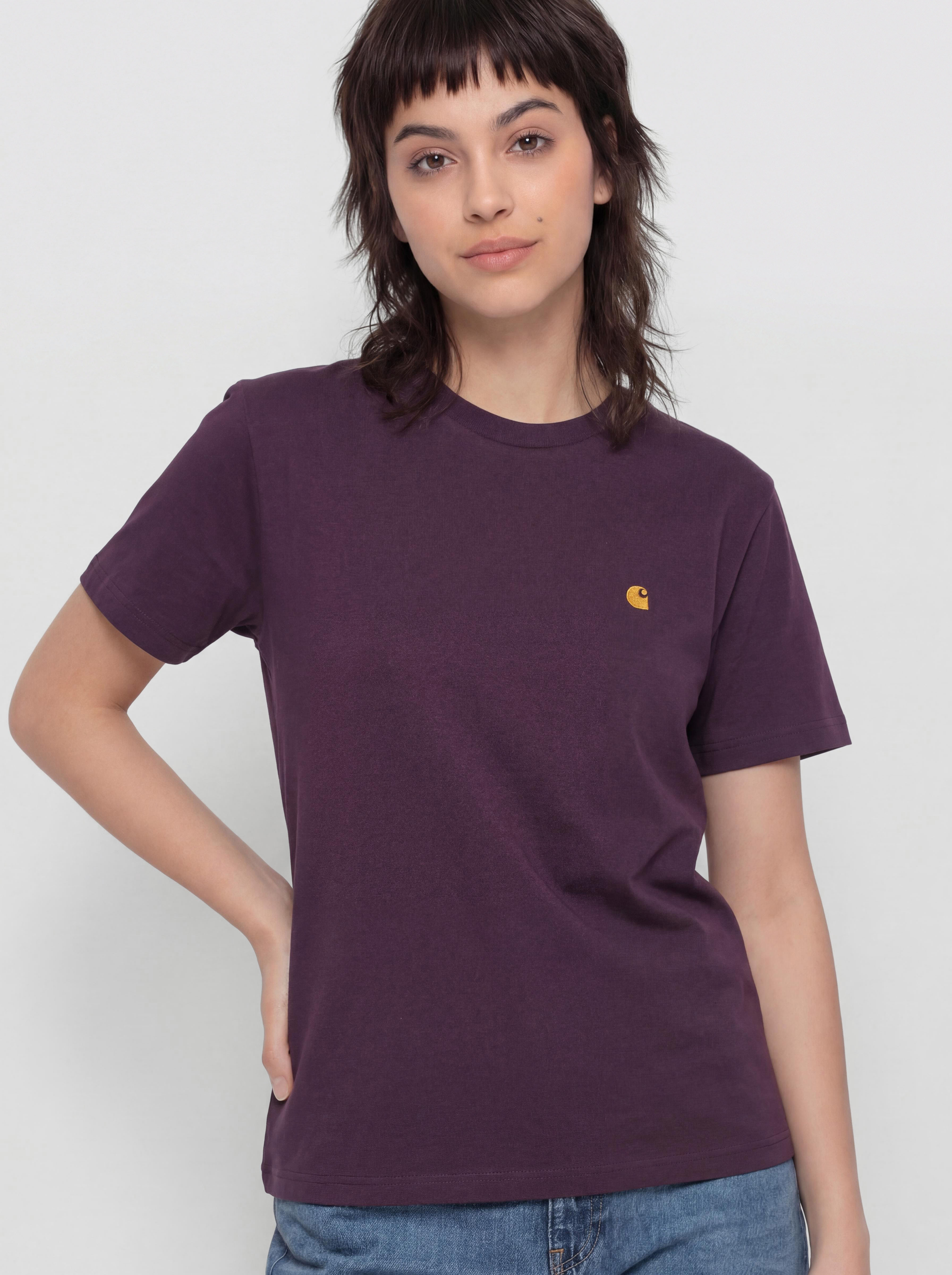 T-shirt Carhartt WIP Chase Wmn (cozy purple/gold)