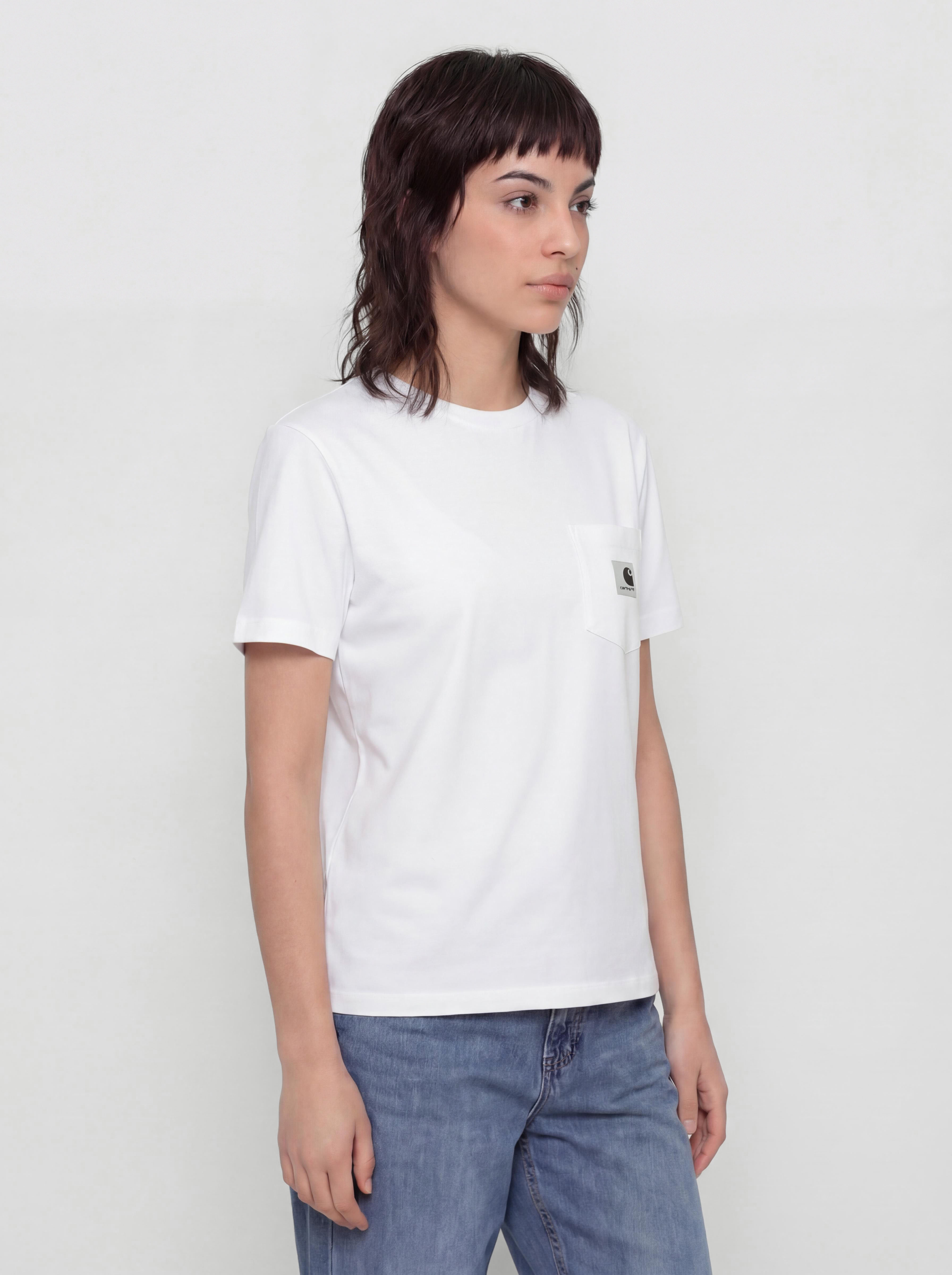 T-shirt Carhartt WIP Pocket Wmn (white)
