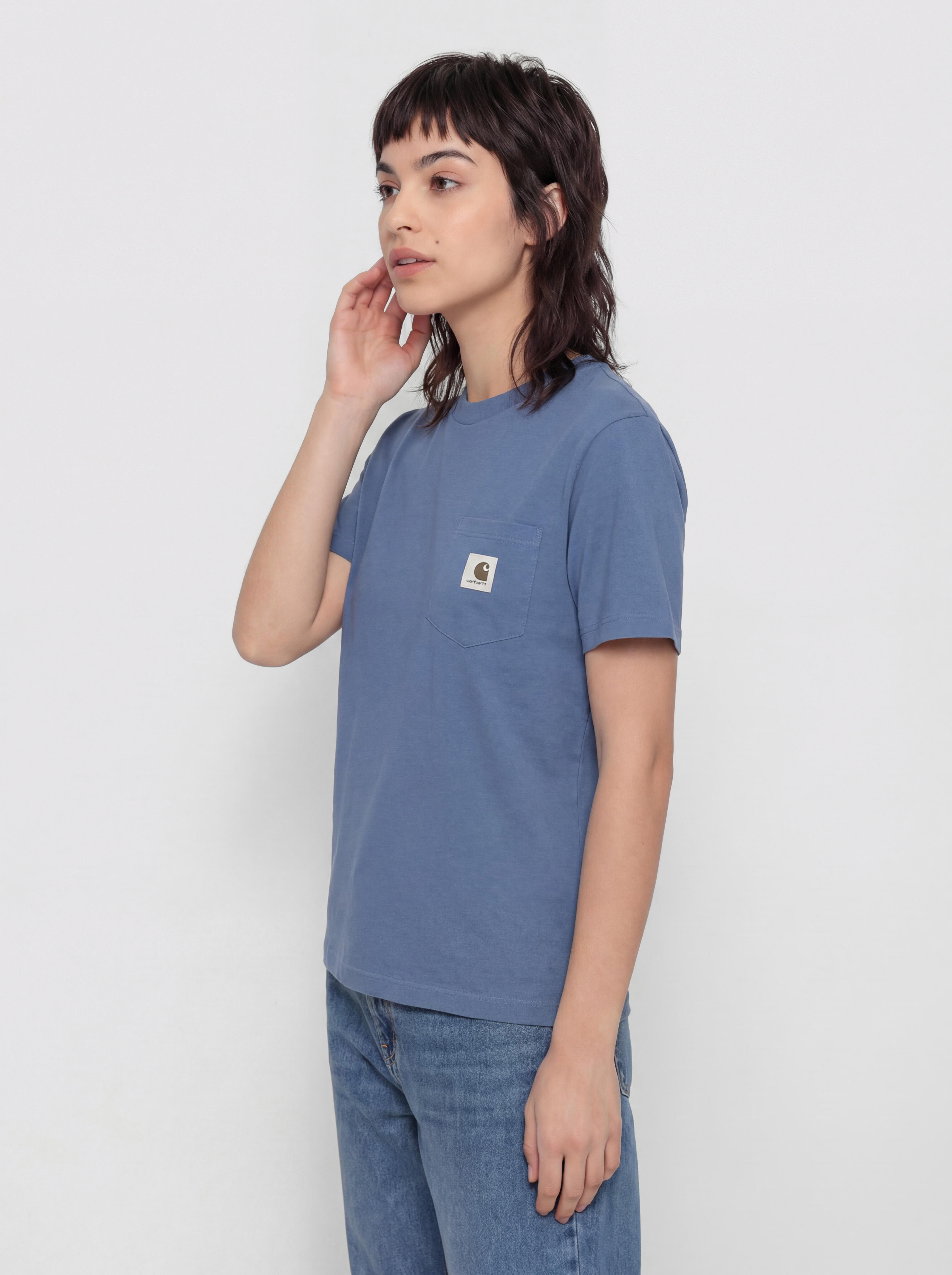 T-shirt Carhartt WIP Pocket Wmn (blue iris)