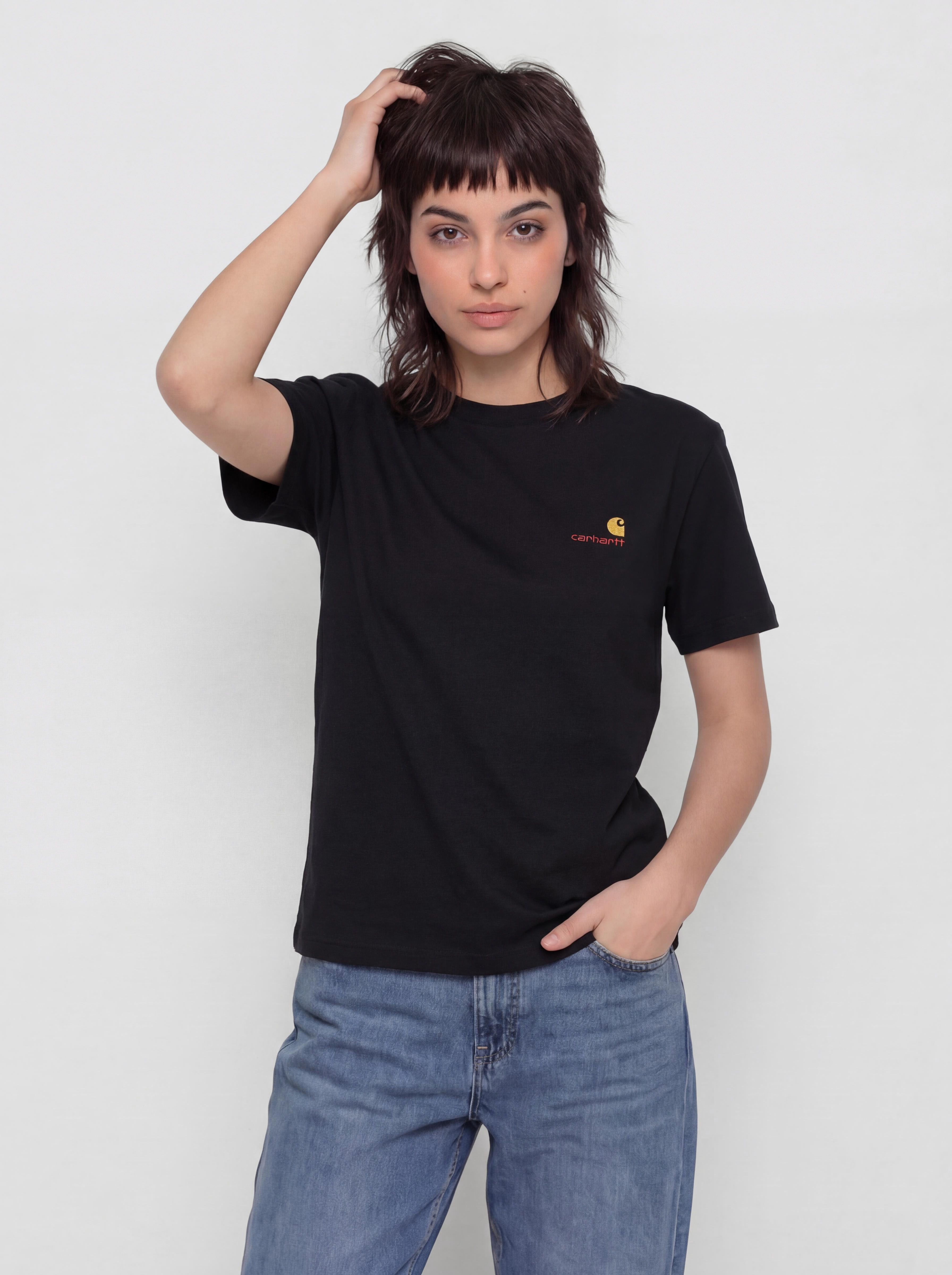 T-shirt Carhartt WIP American Script Wmn (black)