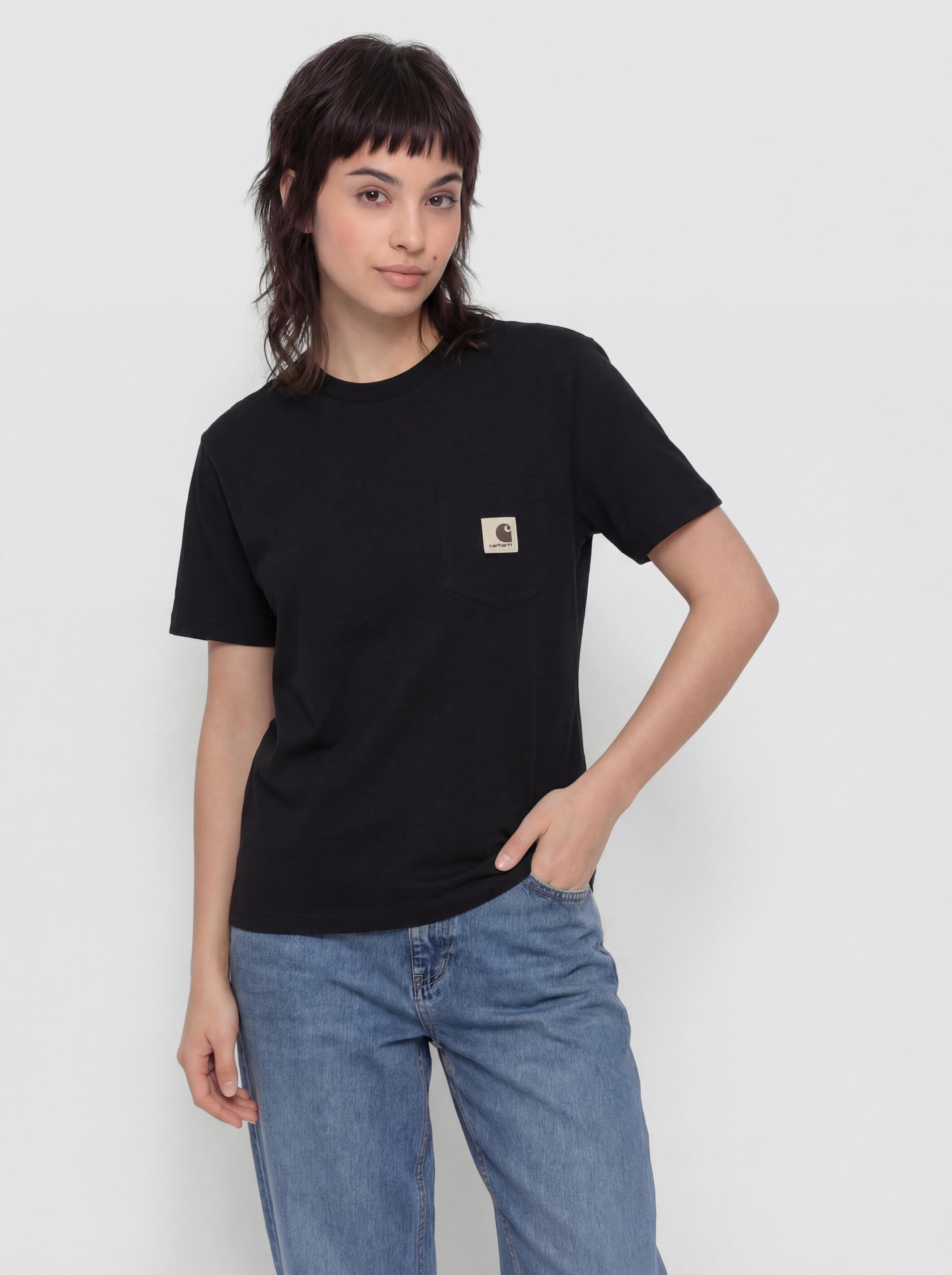 T-shirt Carhartt WIP Pocket Wmn (black)